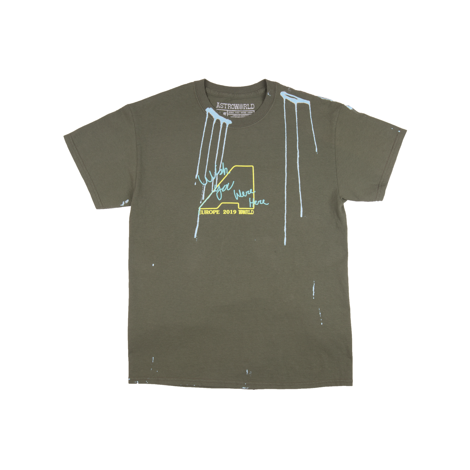 Travis Scott Olive Europe 2019 Tee