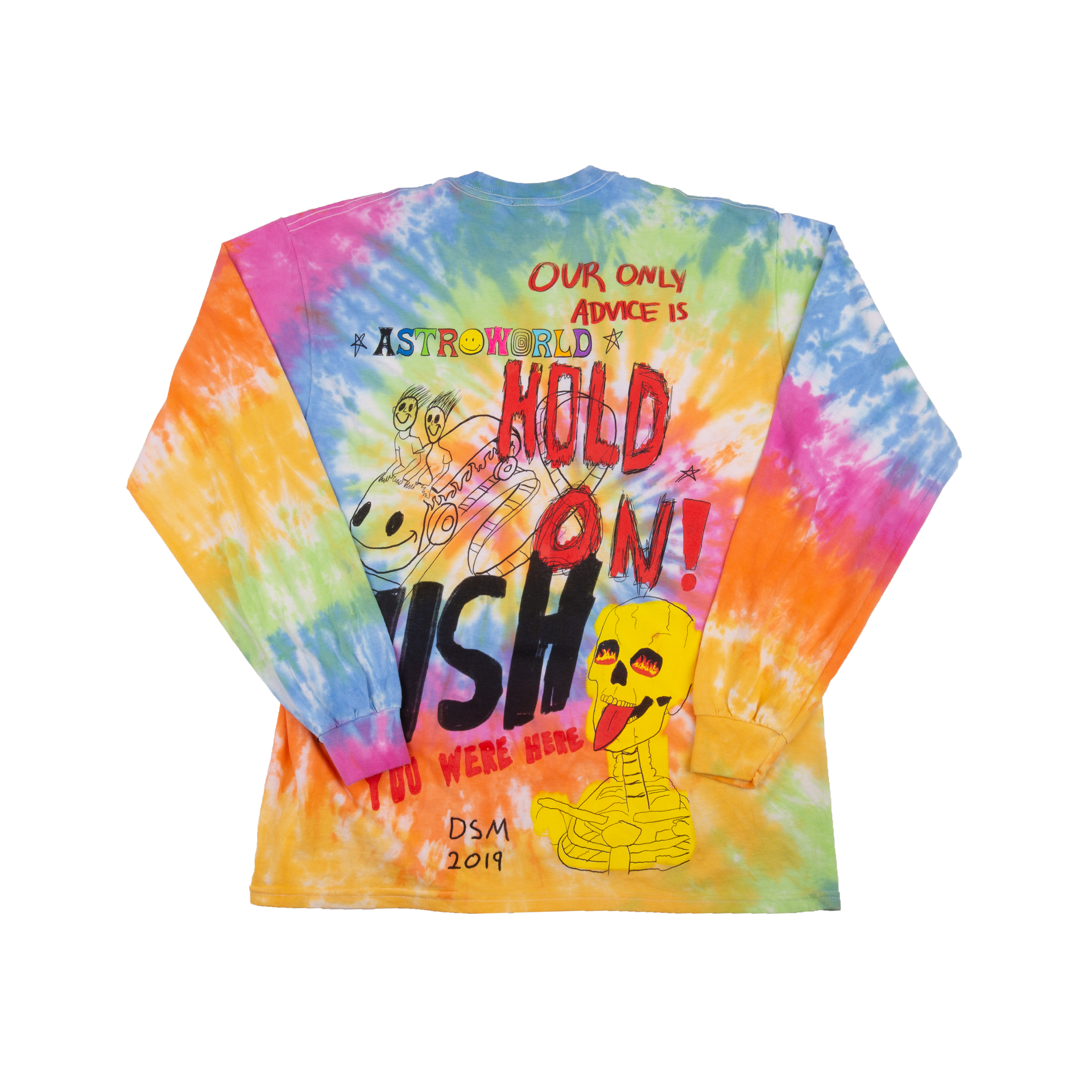 Astroworld Tie Dye DSM L/S