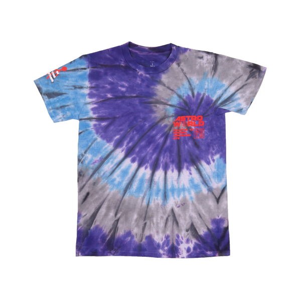 Astroworld Festival Tie Dye Souvenir Tee