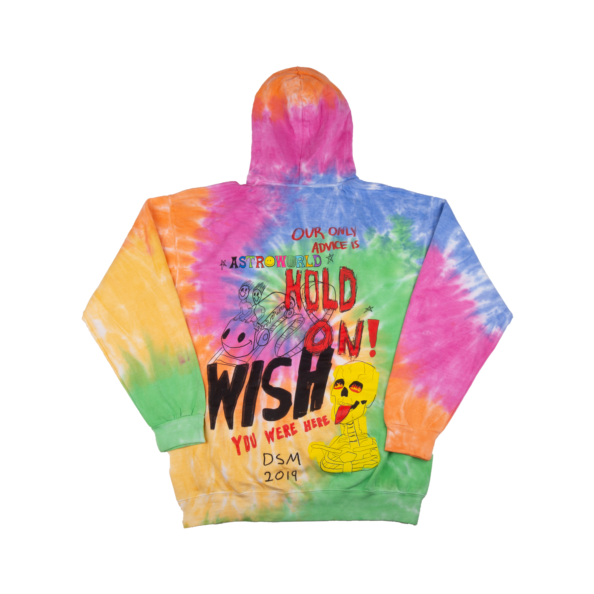 Astroworld Tie Dye DSM Hoodie