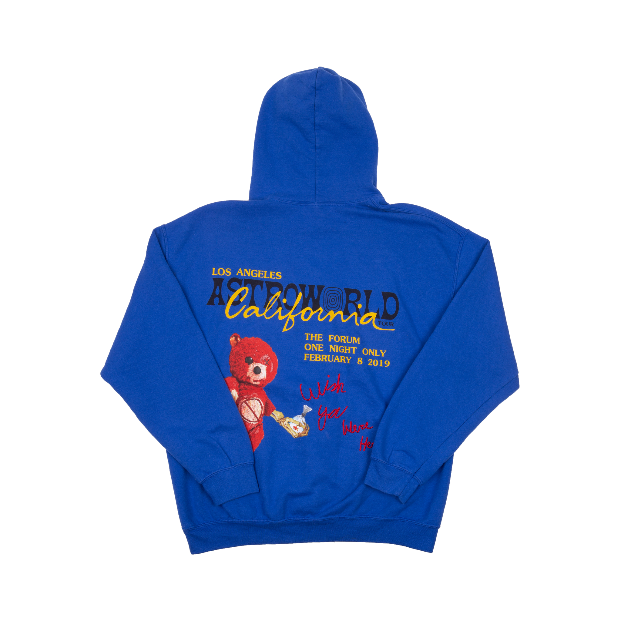 Astroworld 2025 hoodie blue
