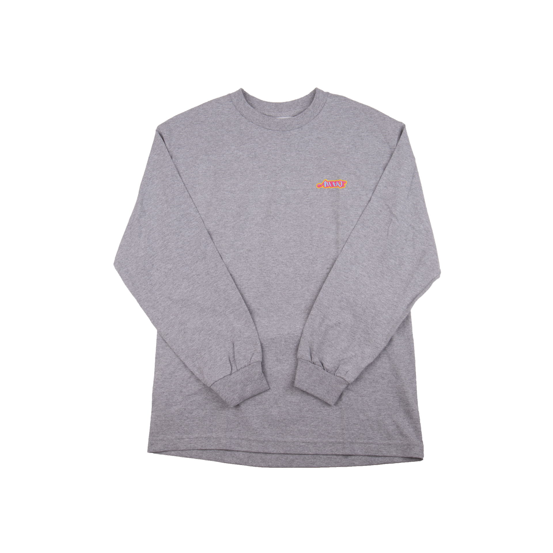 Awake Grey Wave Logo L/S