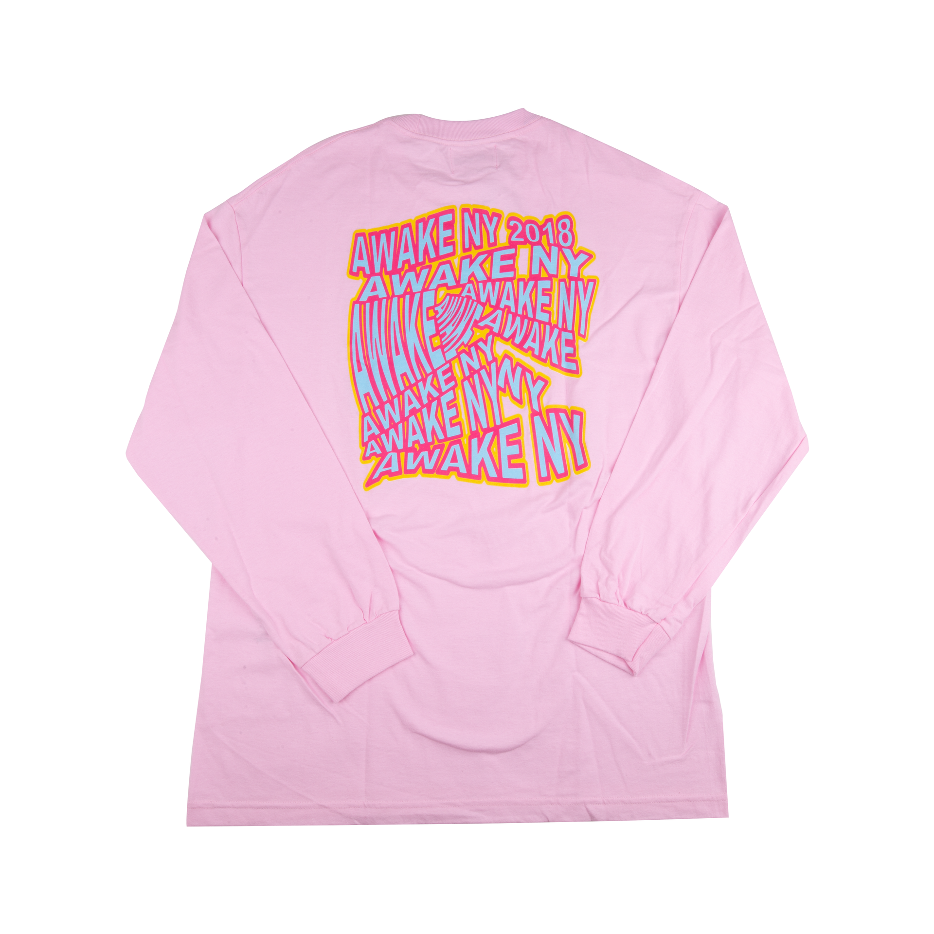 Awake Pink Wave Logo L/S