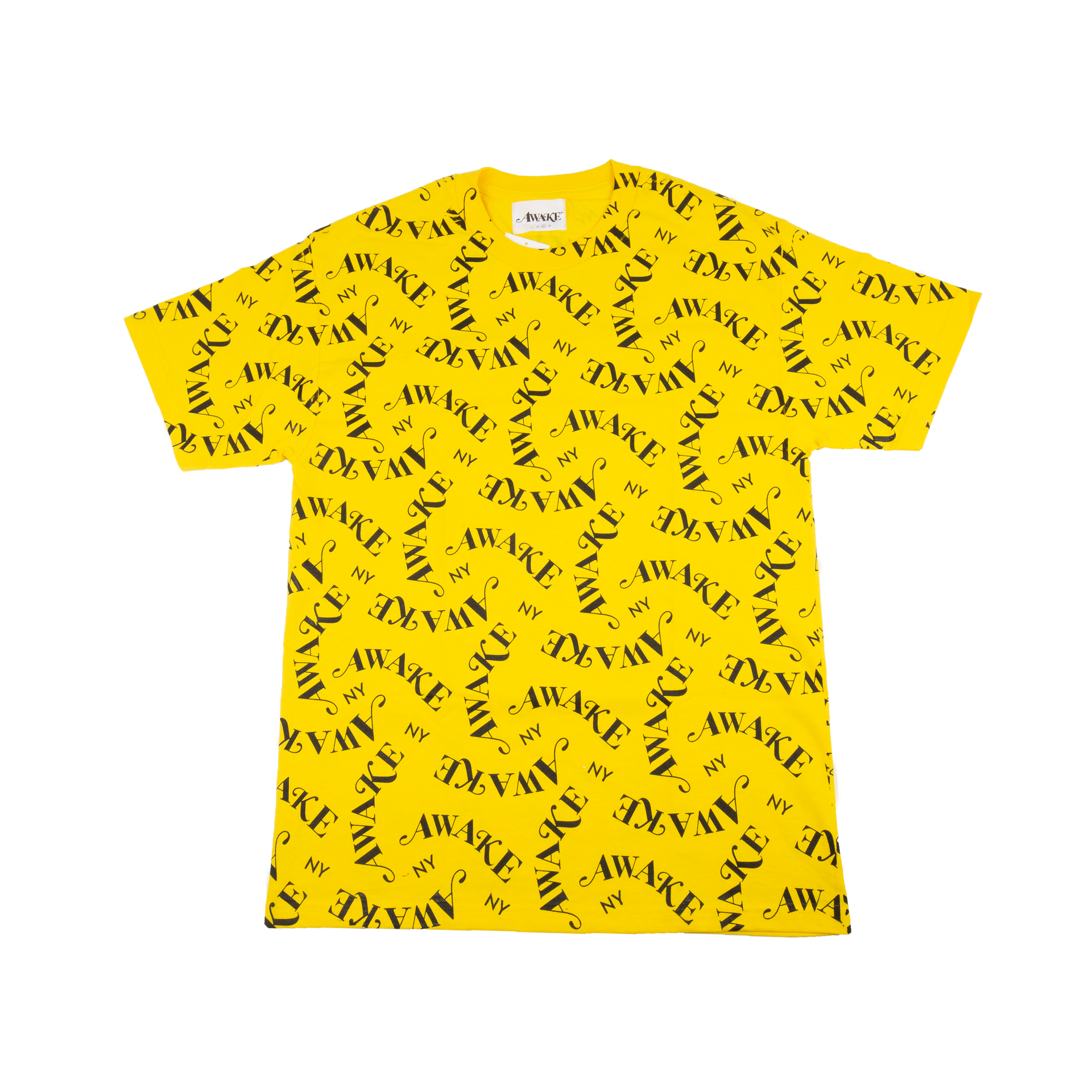 Awake Yellow All Over Tee