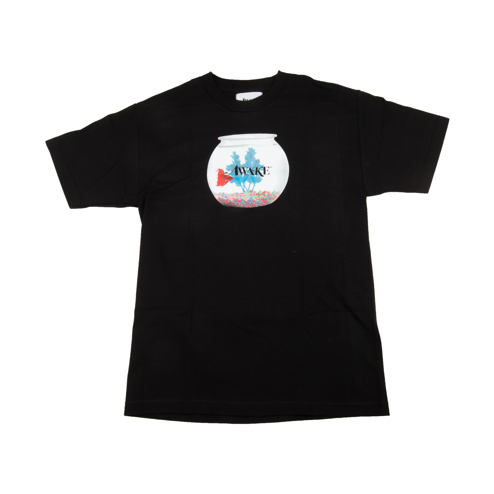 Awake Black Fish Bowl Tee