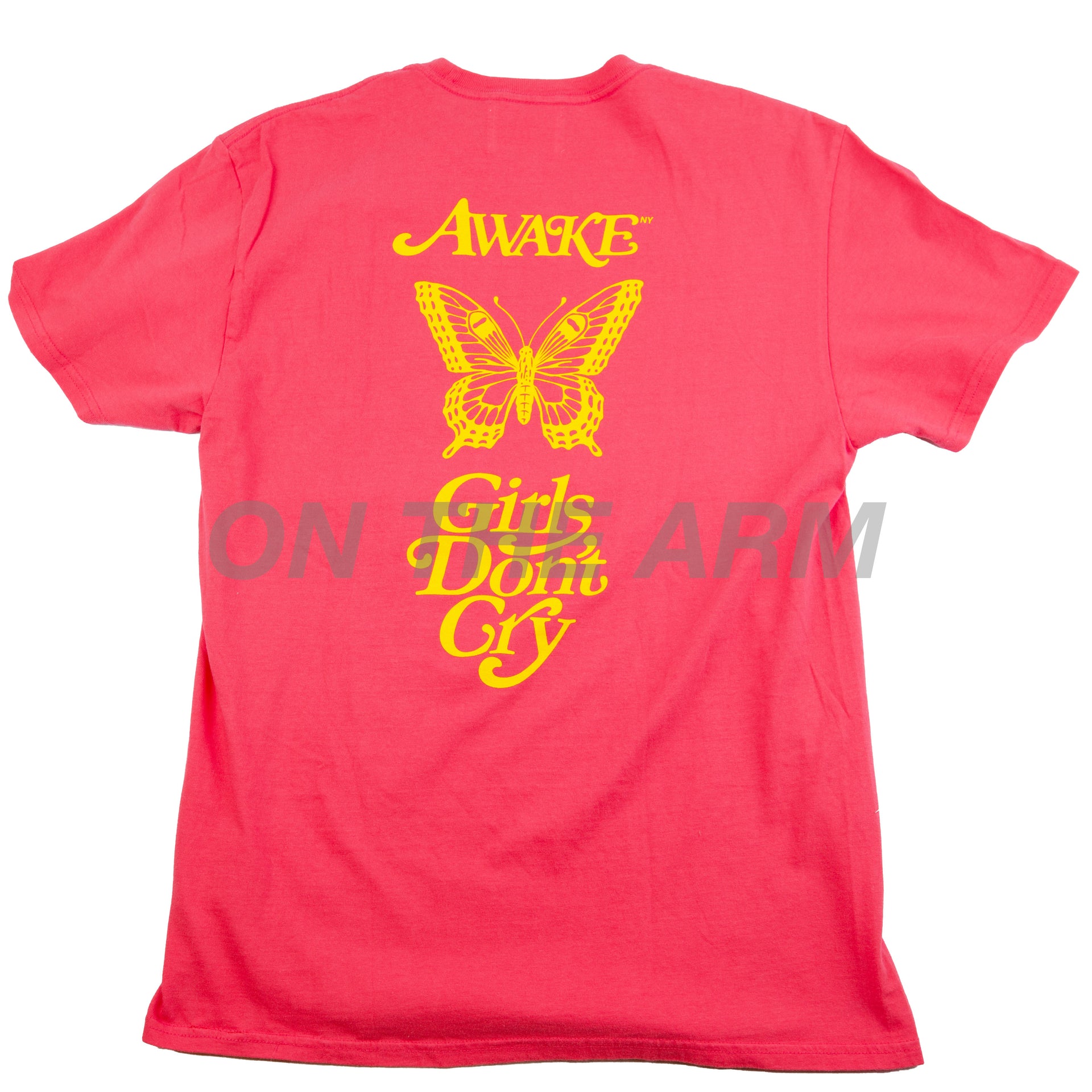 AWAKE NY Pink Girls Don't Cry Tee PRE-OWNED
