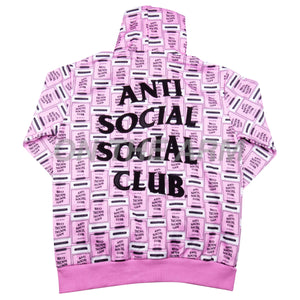 Anti Social Social Club Pink Balcony Hoodie