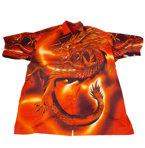 Balenciaga Dragon Print Shirt