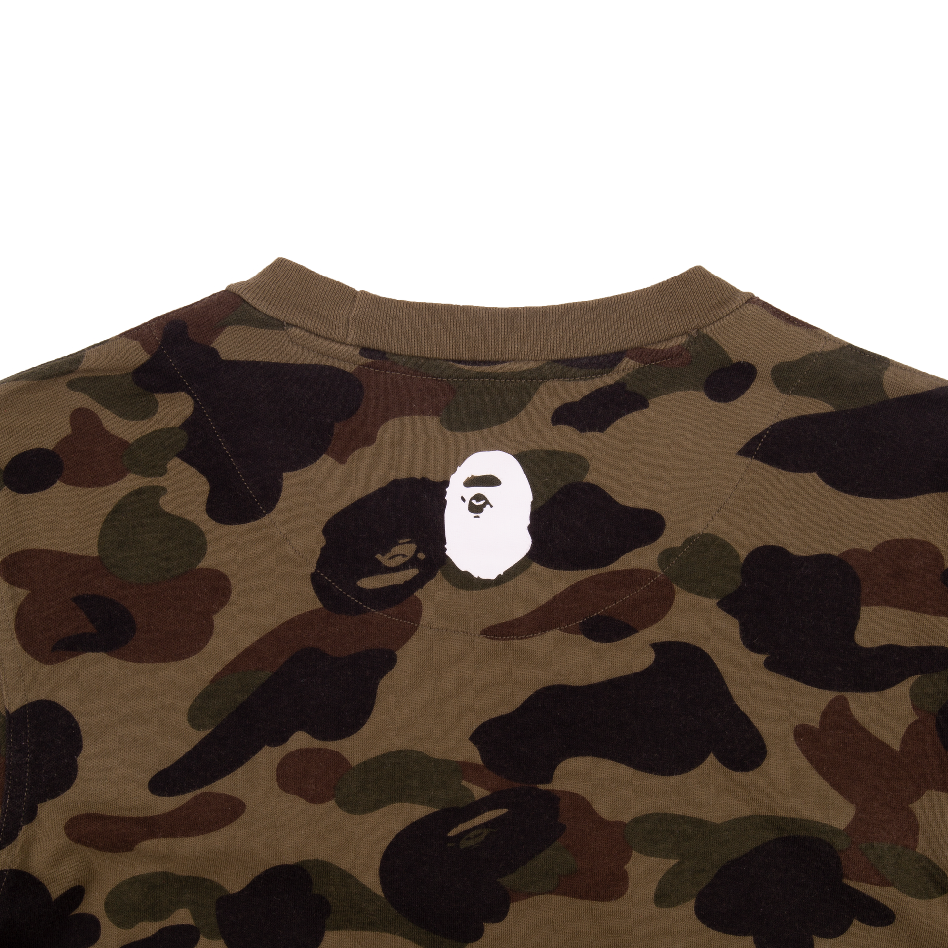 Bape Adidas Green Camo Tee