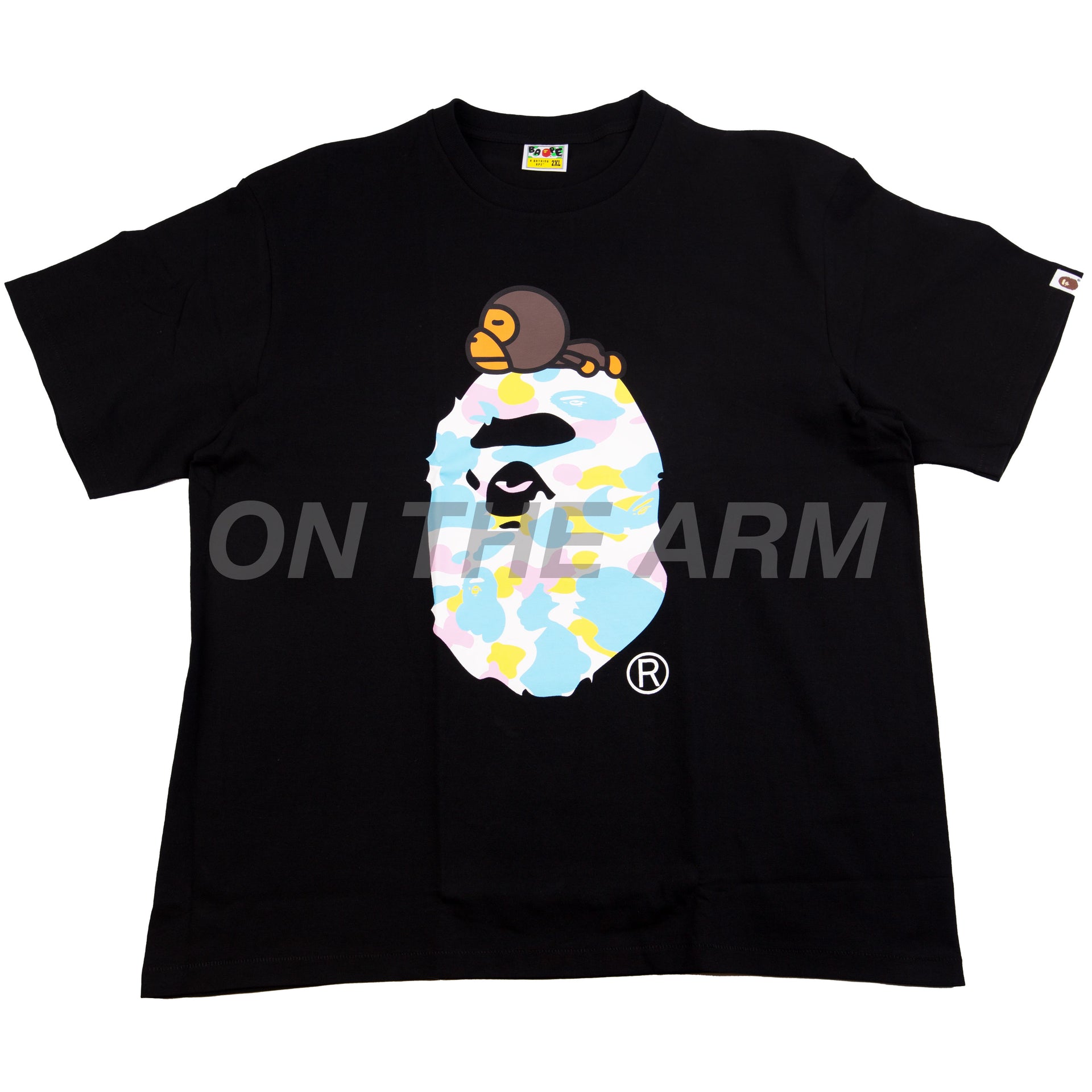 Bape Black Baby Milo Ape Head Tee