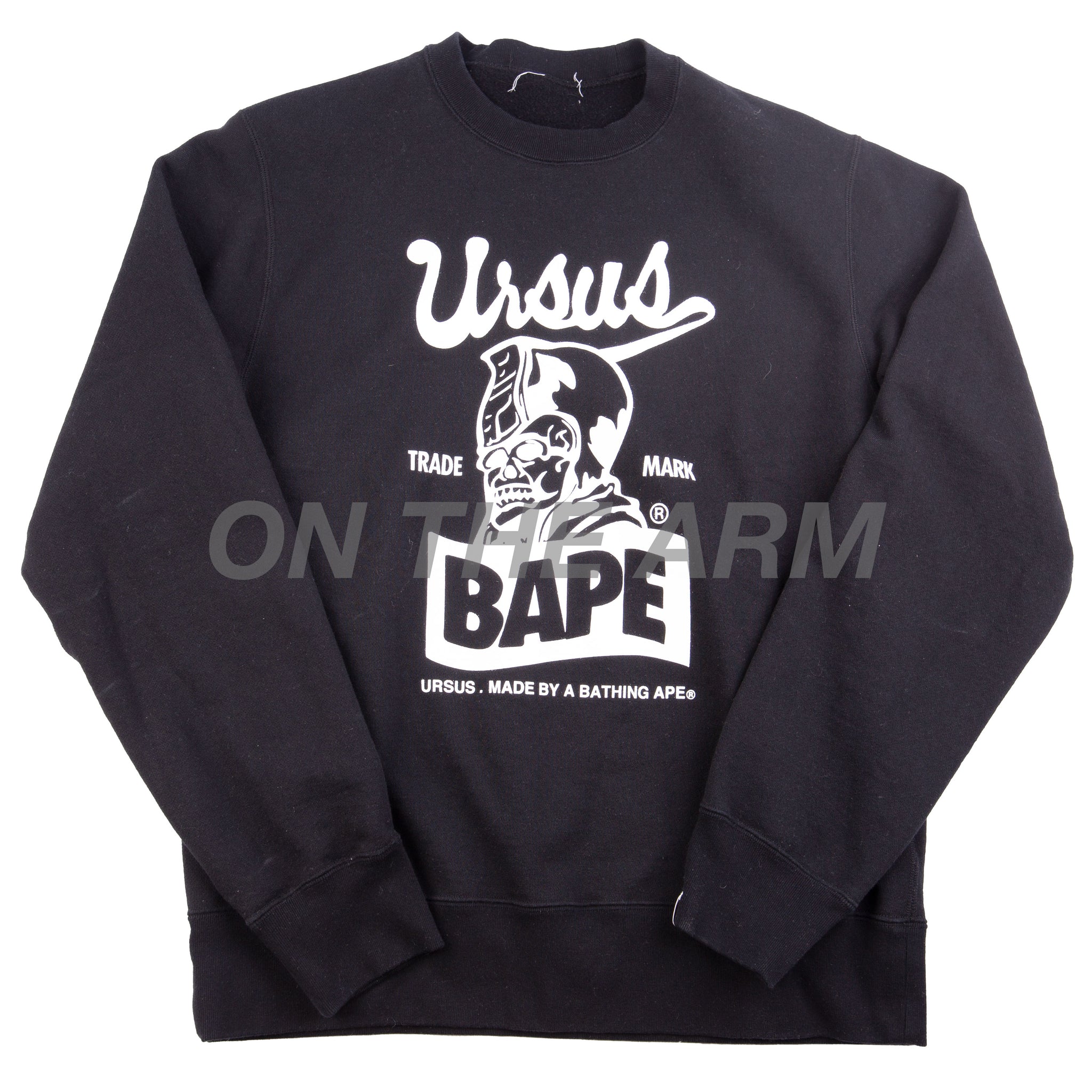 Bape Black Ursus Crew PRE-OWNED