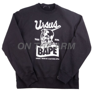 Bape Black Ursus Crew PRE-OWNED