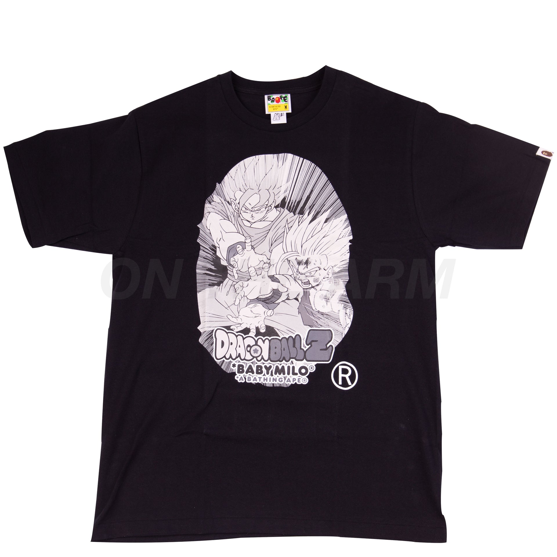 Bape Black Dragon Ball Z Father Son Kamehameha Tee