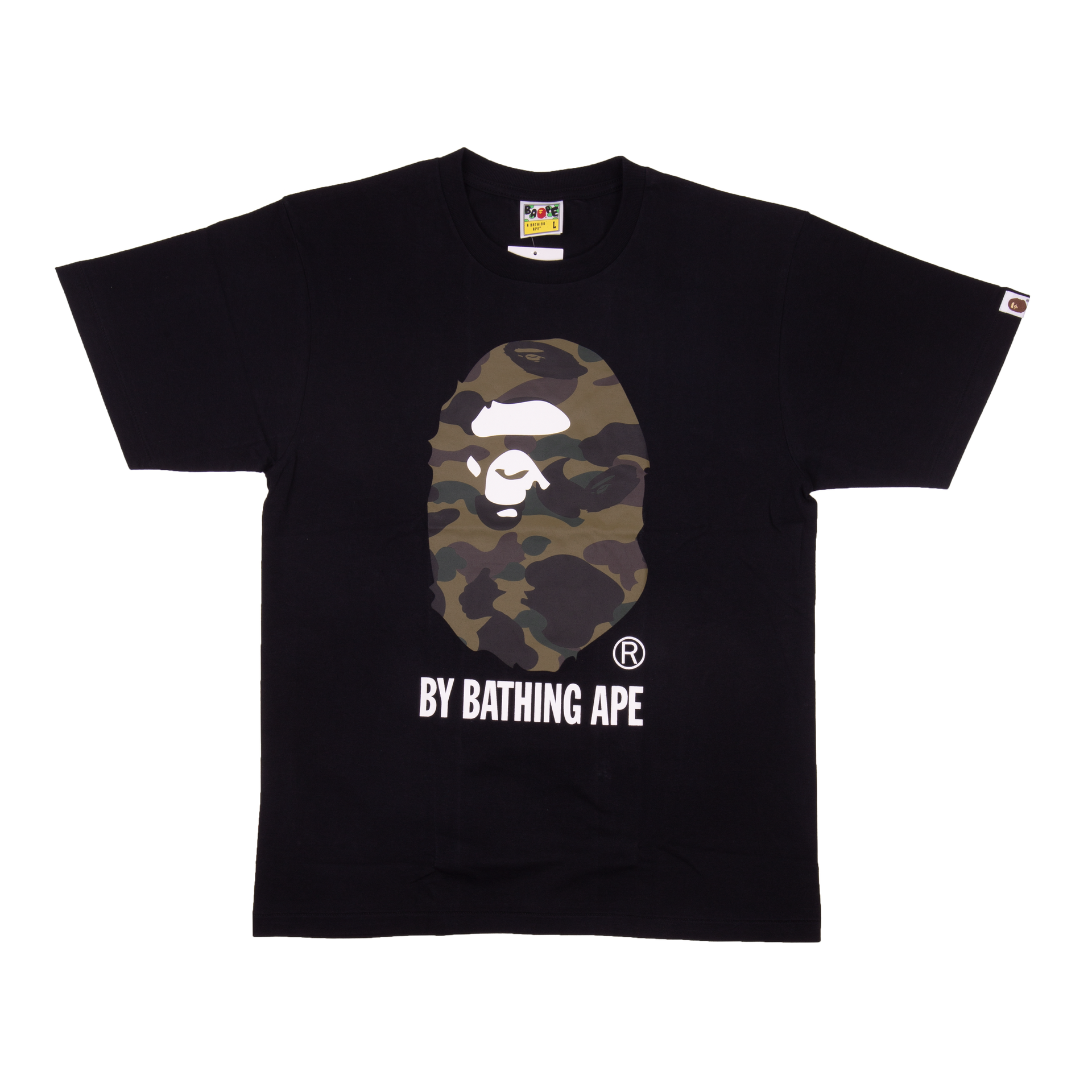 BAPE Black x Green 1st Camo By Bathing Tee