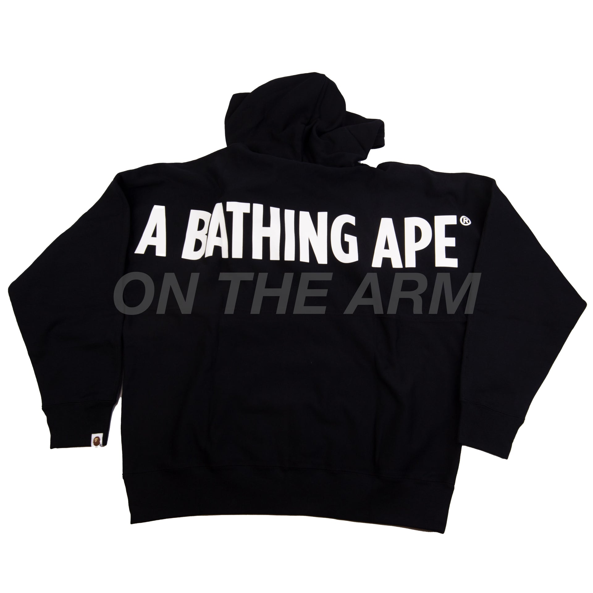 Bape Black Relaxed Fit Hoodie