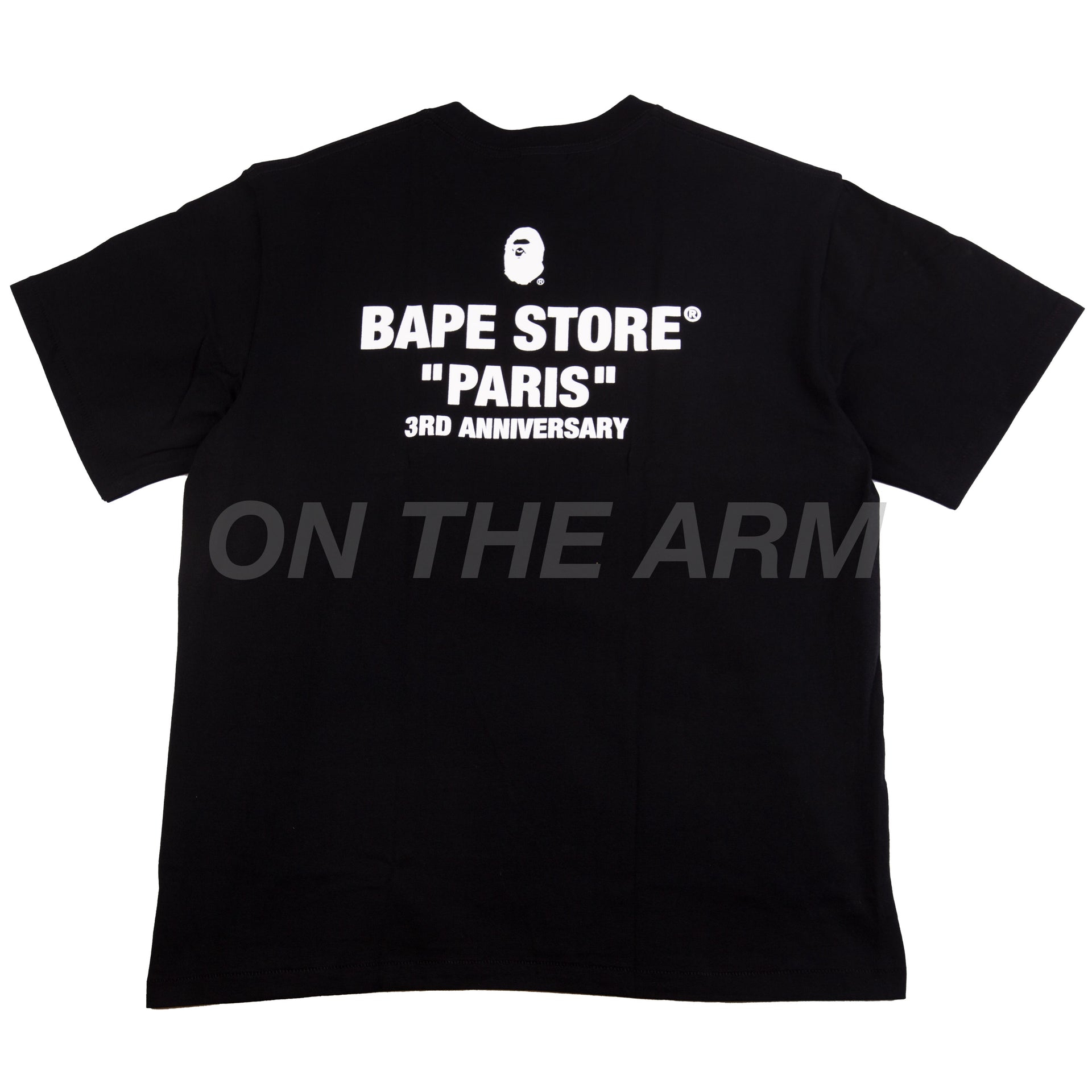 Bape Black Paris Store 3rd Anniversary Tee