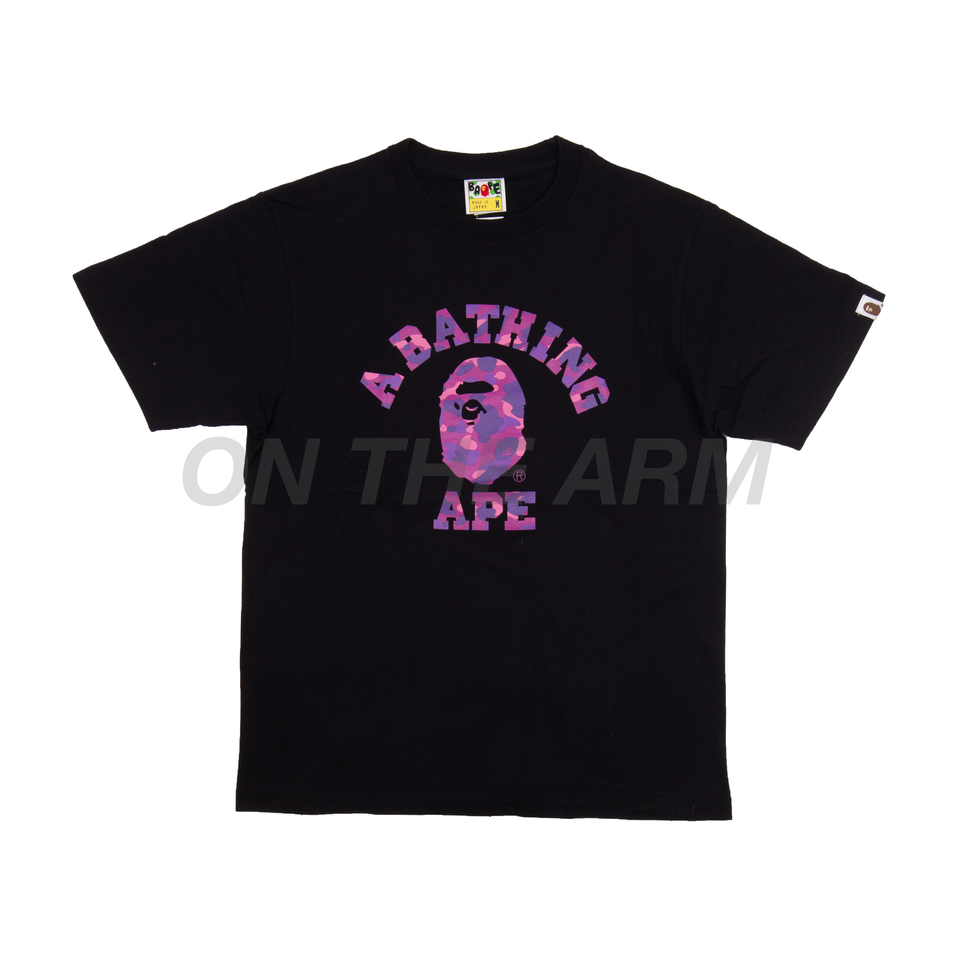 Bape Purple Camo College Tee