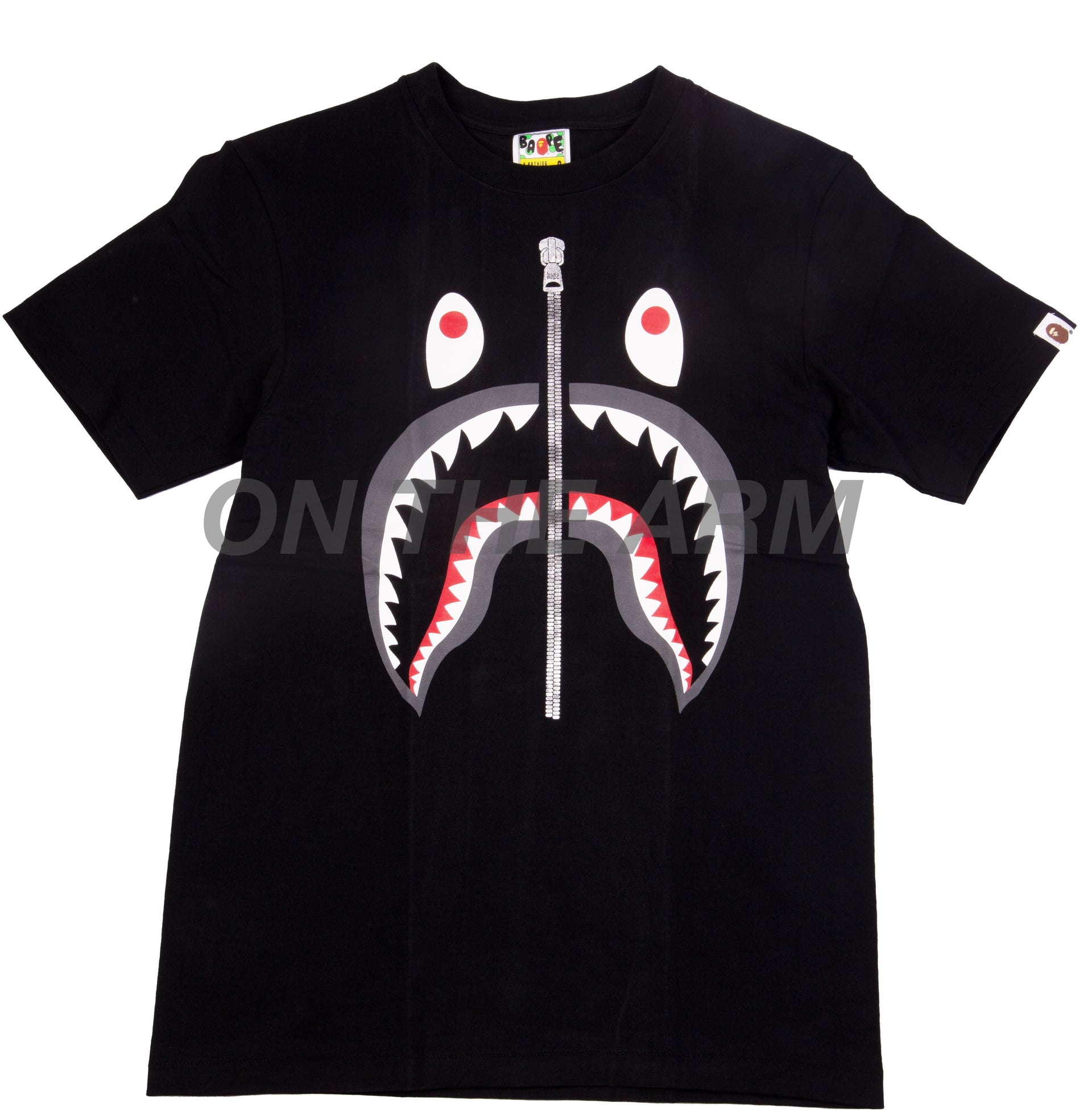 Bape Black/Black Camo Shark Tee