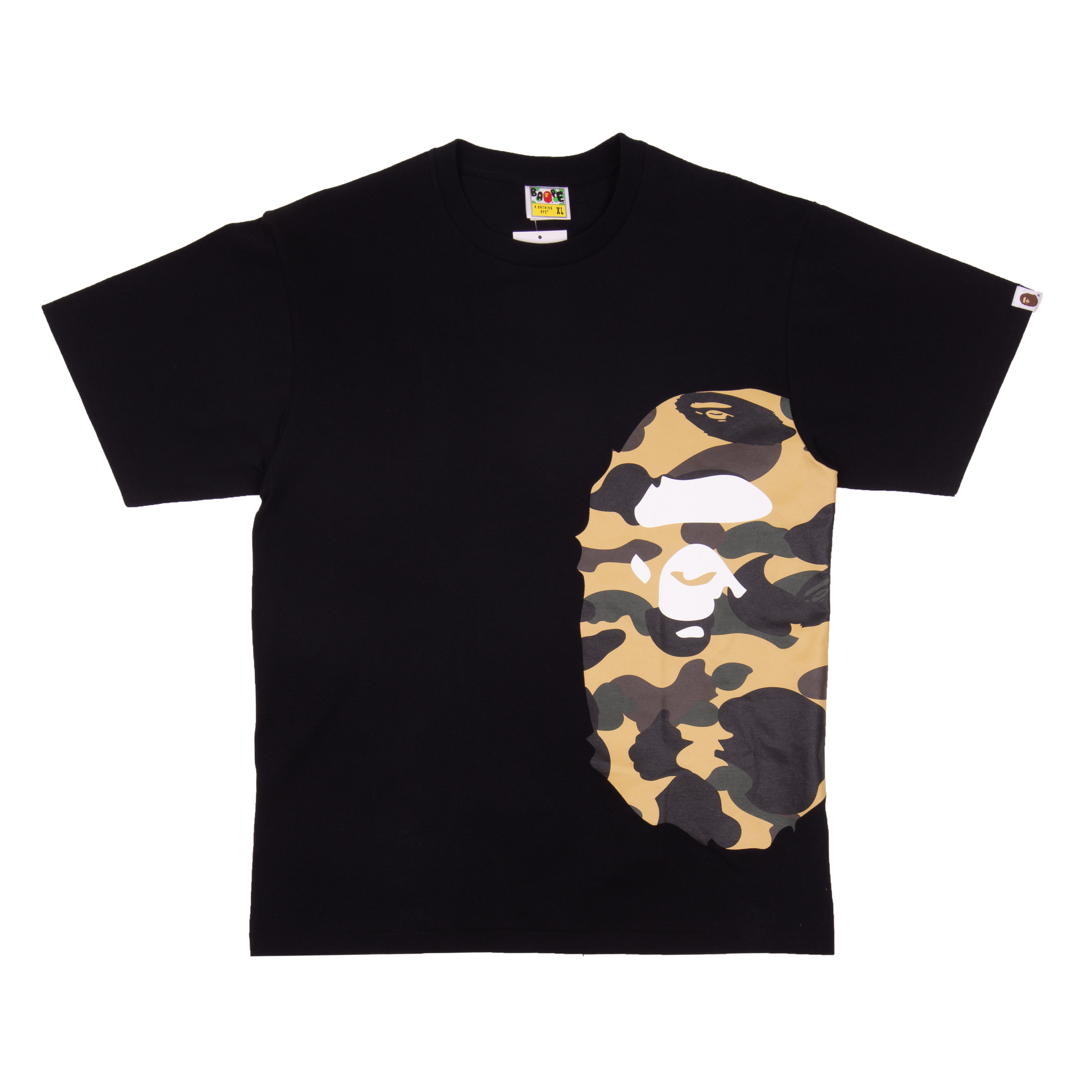 Bape Black Undefeated Side Ape Head Tee