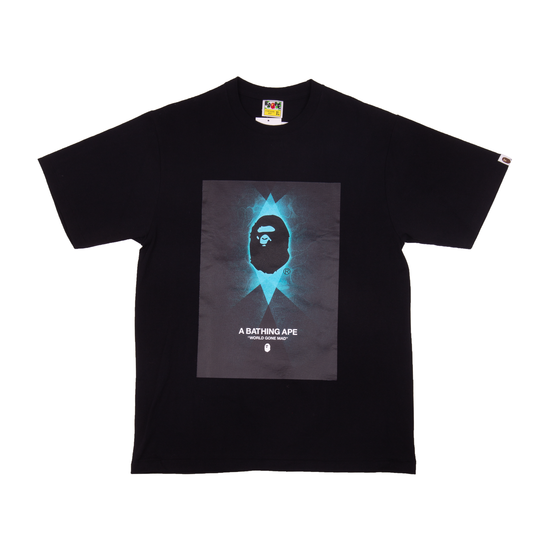 Bape Black World Gone Mad Tee