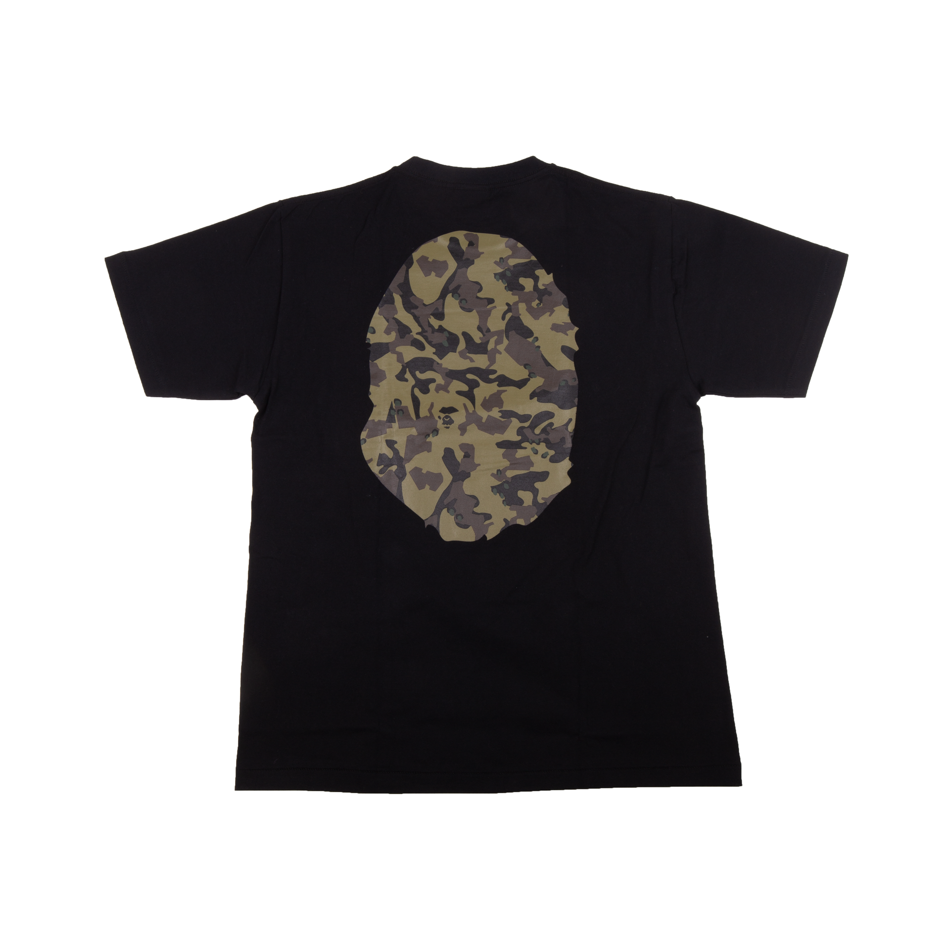 Bape Black Camo Big Ape Head Tee