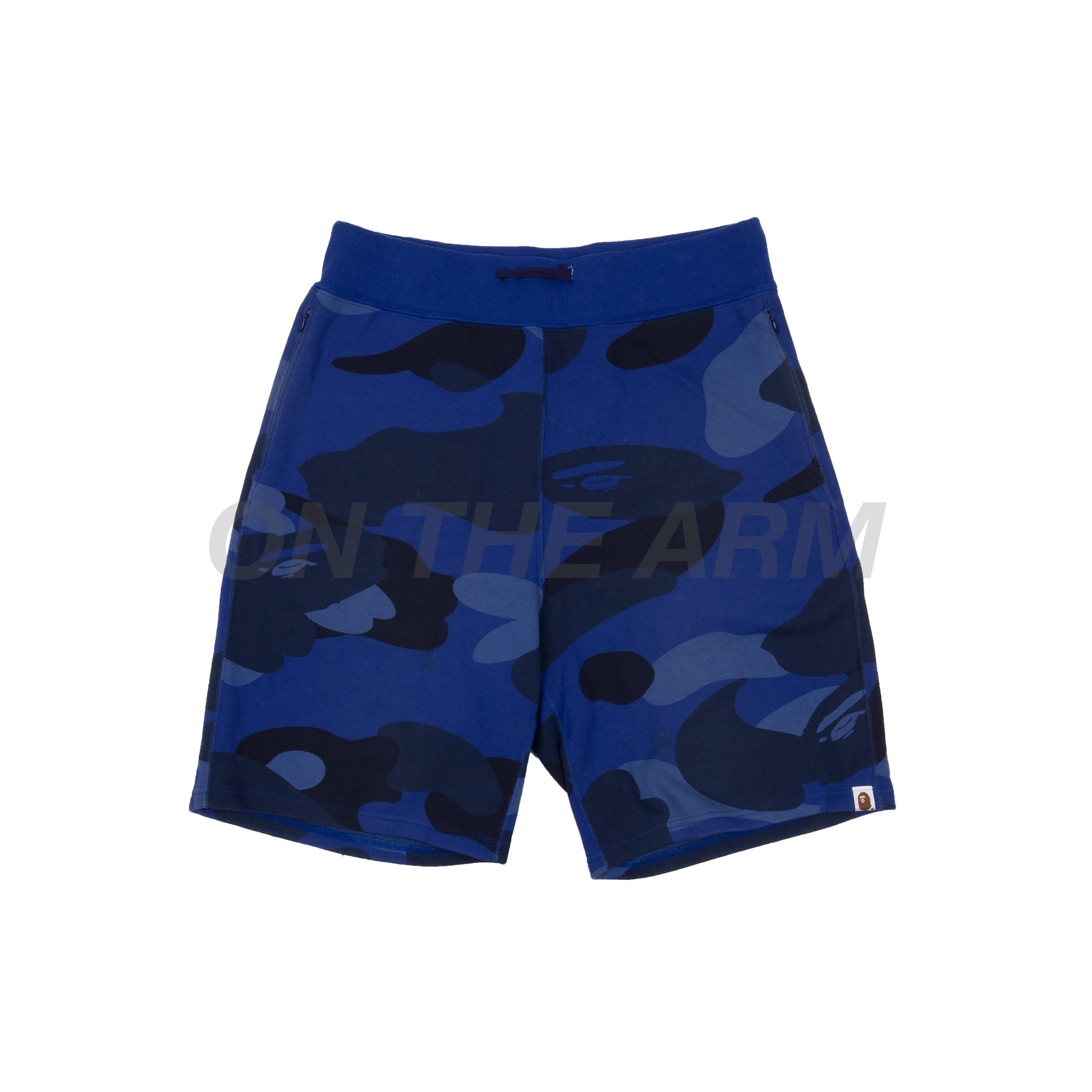 Bape Blue Camo Sweat Shorts