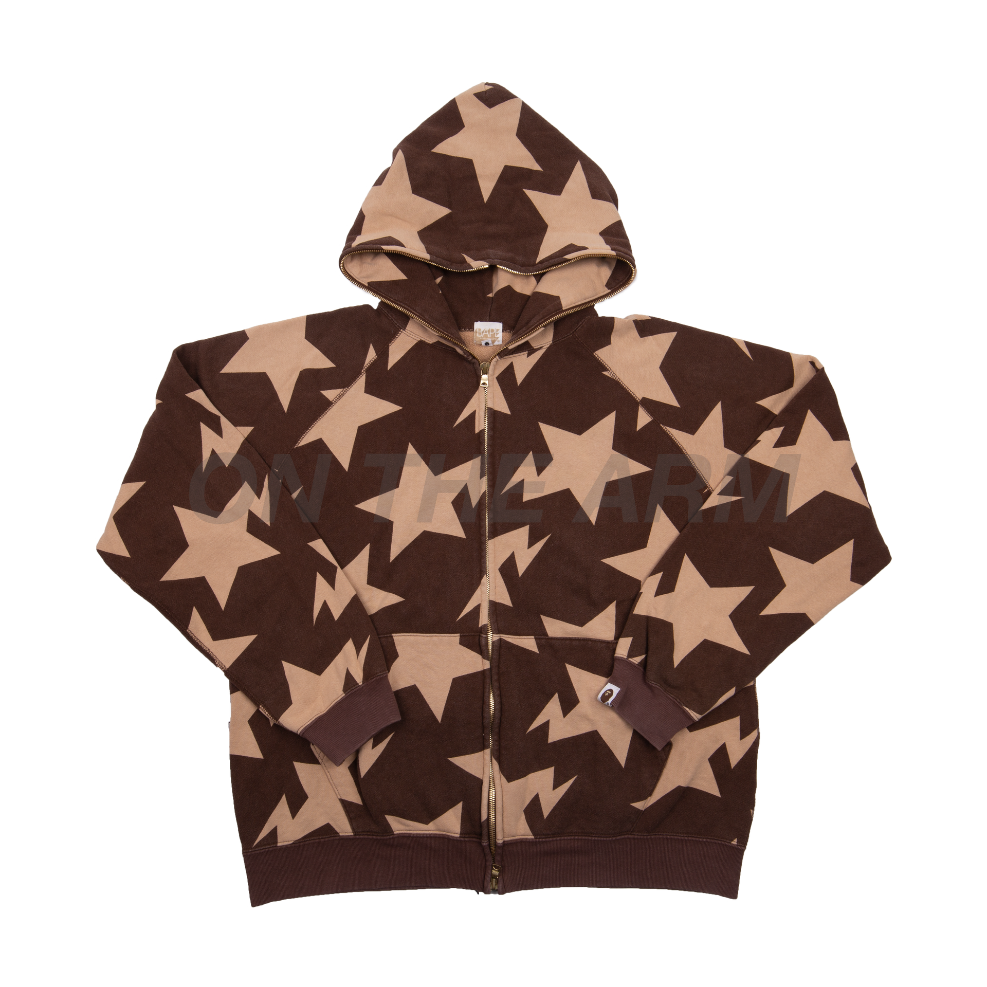 Bape Brown Bapesta Hoodie