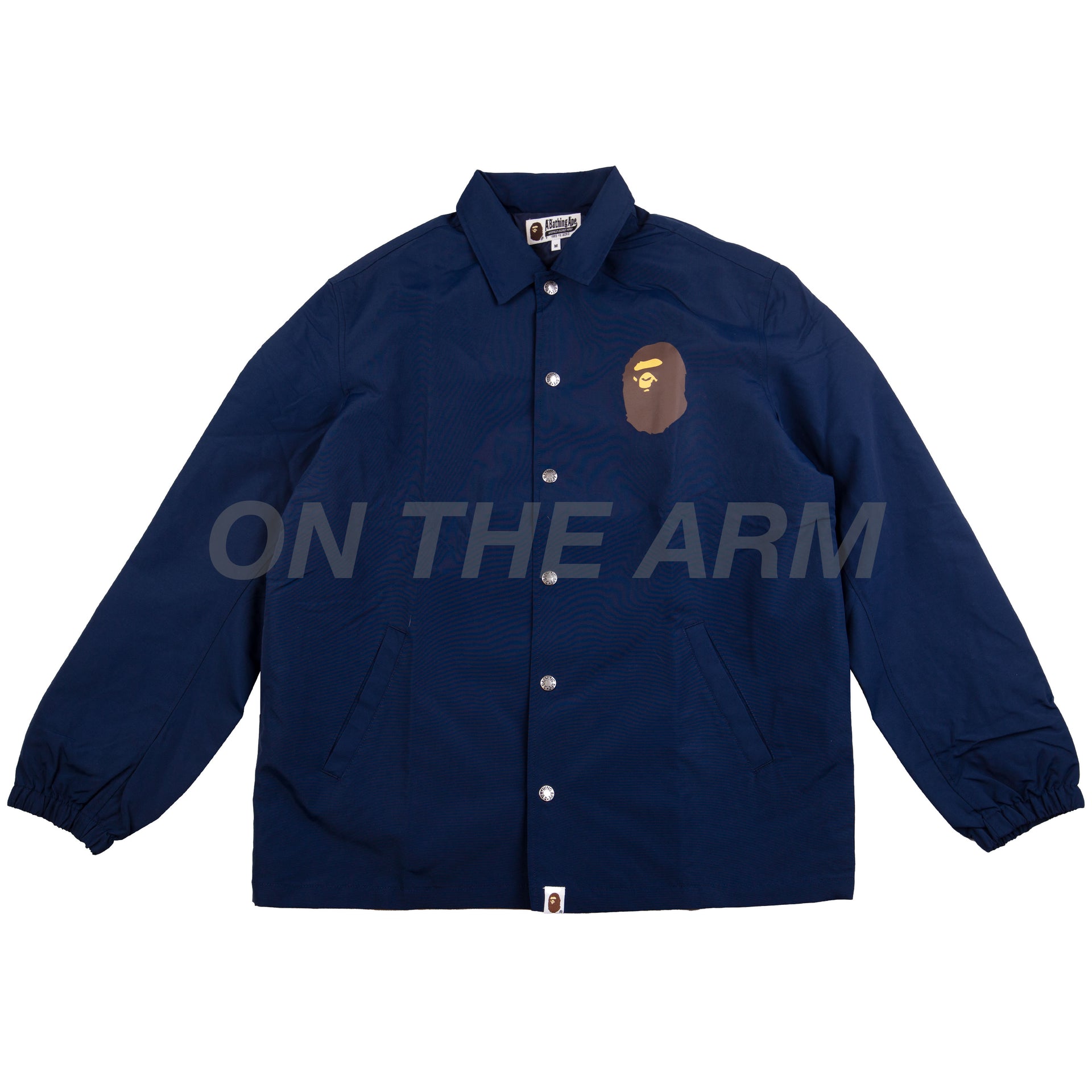 Bape Navy Coaches Jacket