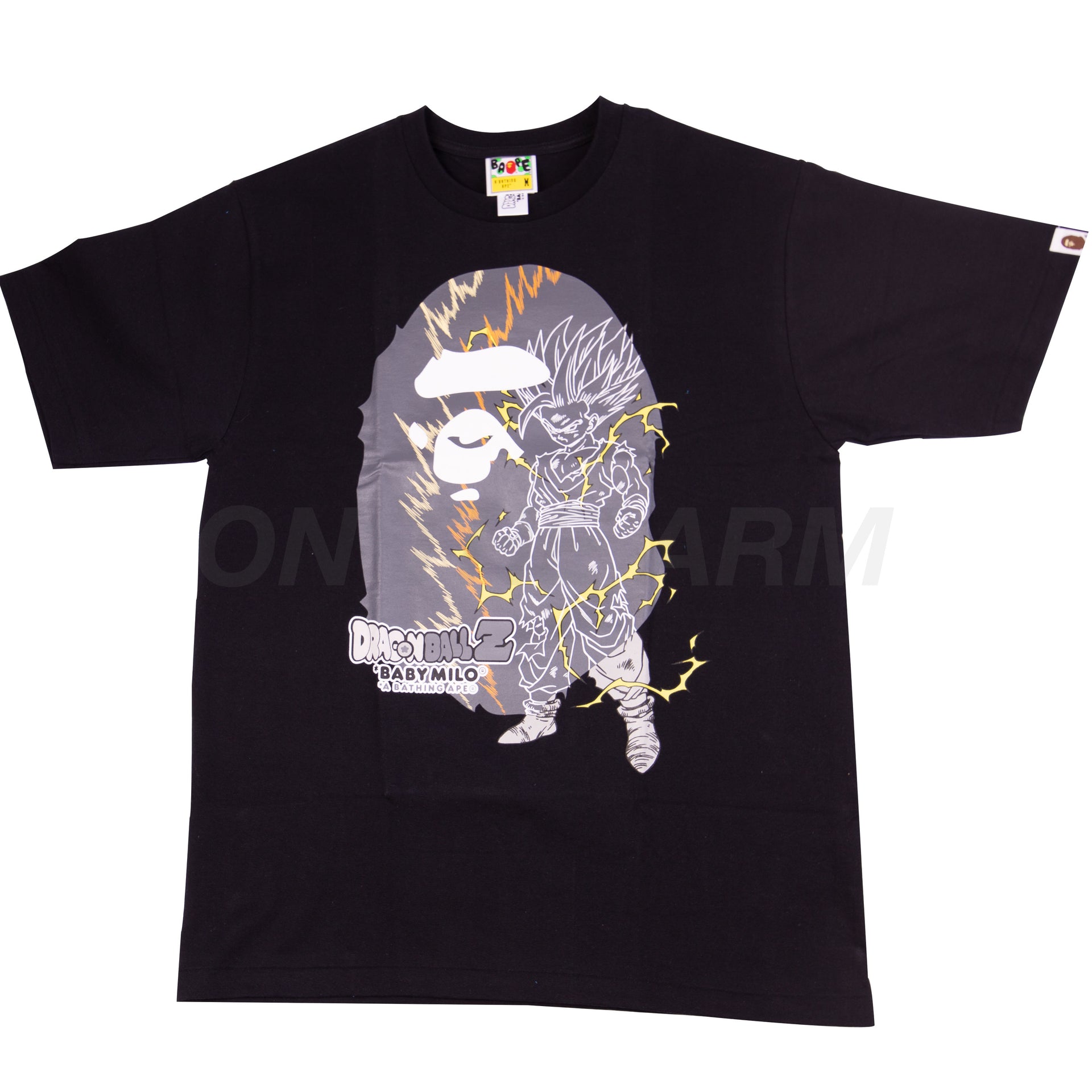 Bape Black Dragon Ball Z Gohan Ape Head Tee
