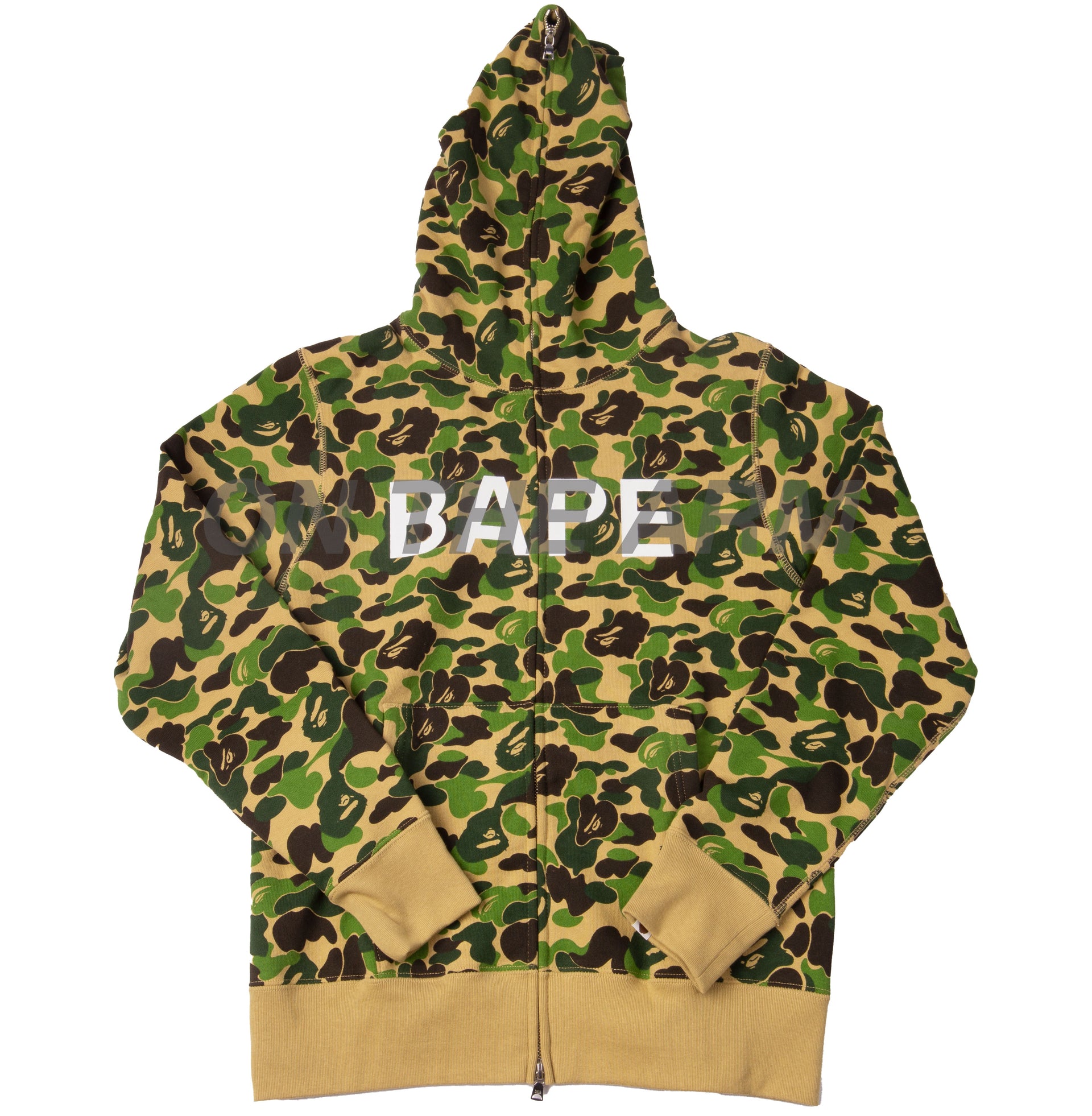 Bape Green ABC Camo BAPE Full Zip