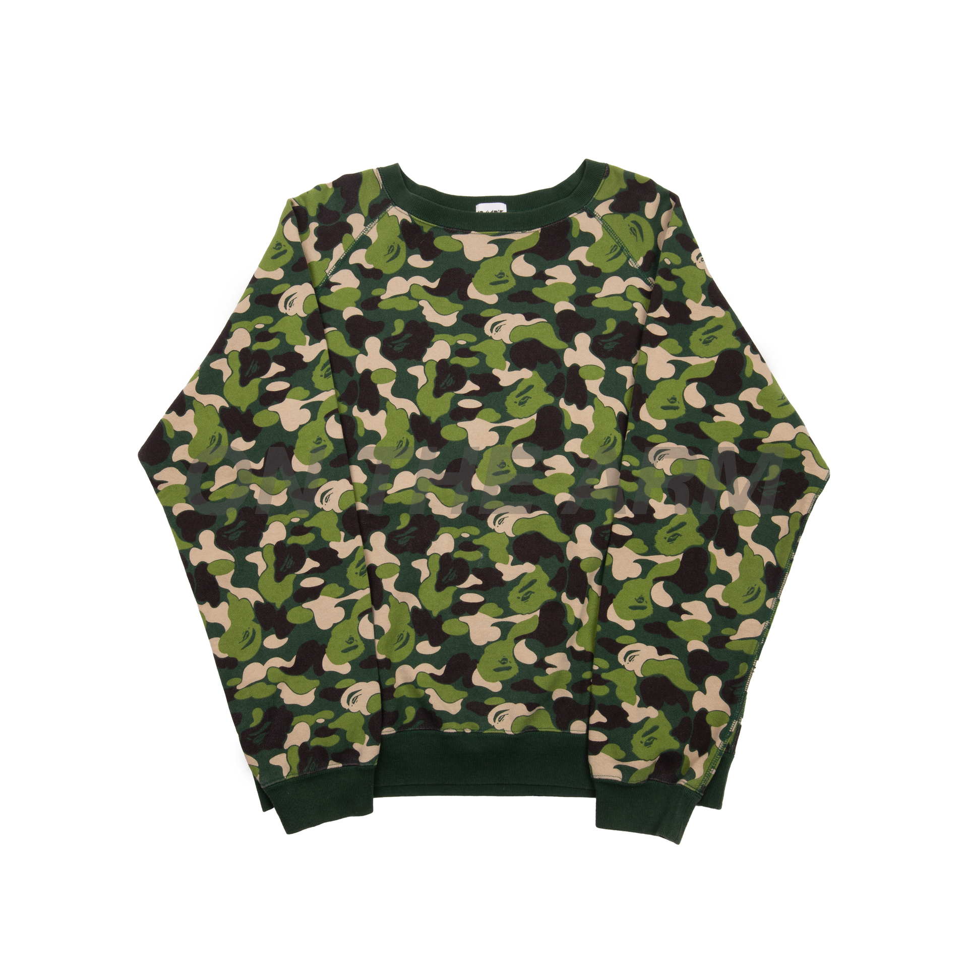 Bape Green ABC Camo Crew