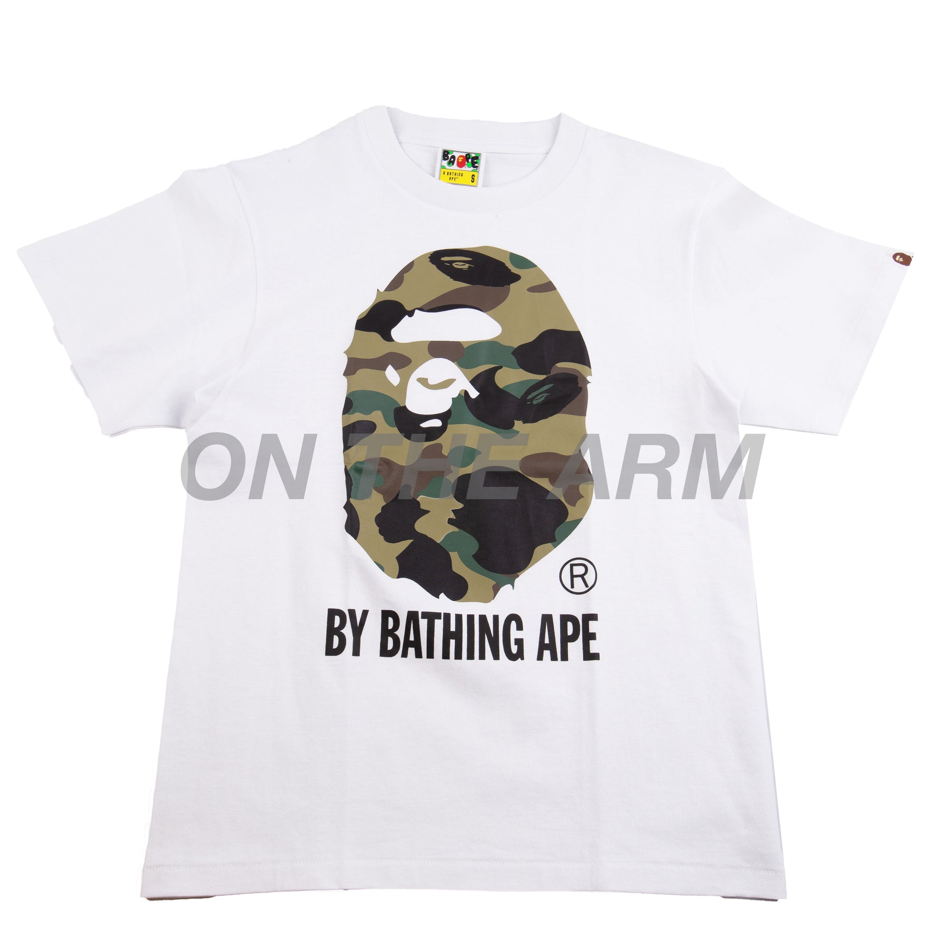 Bape White/Green First Camo By Bathing Ape Tee