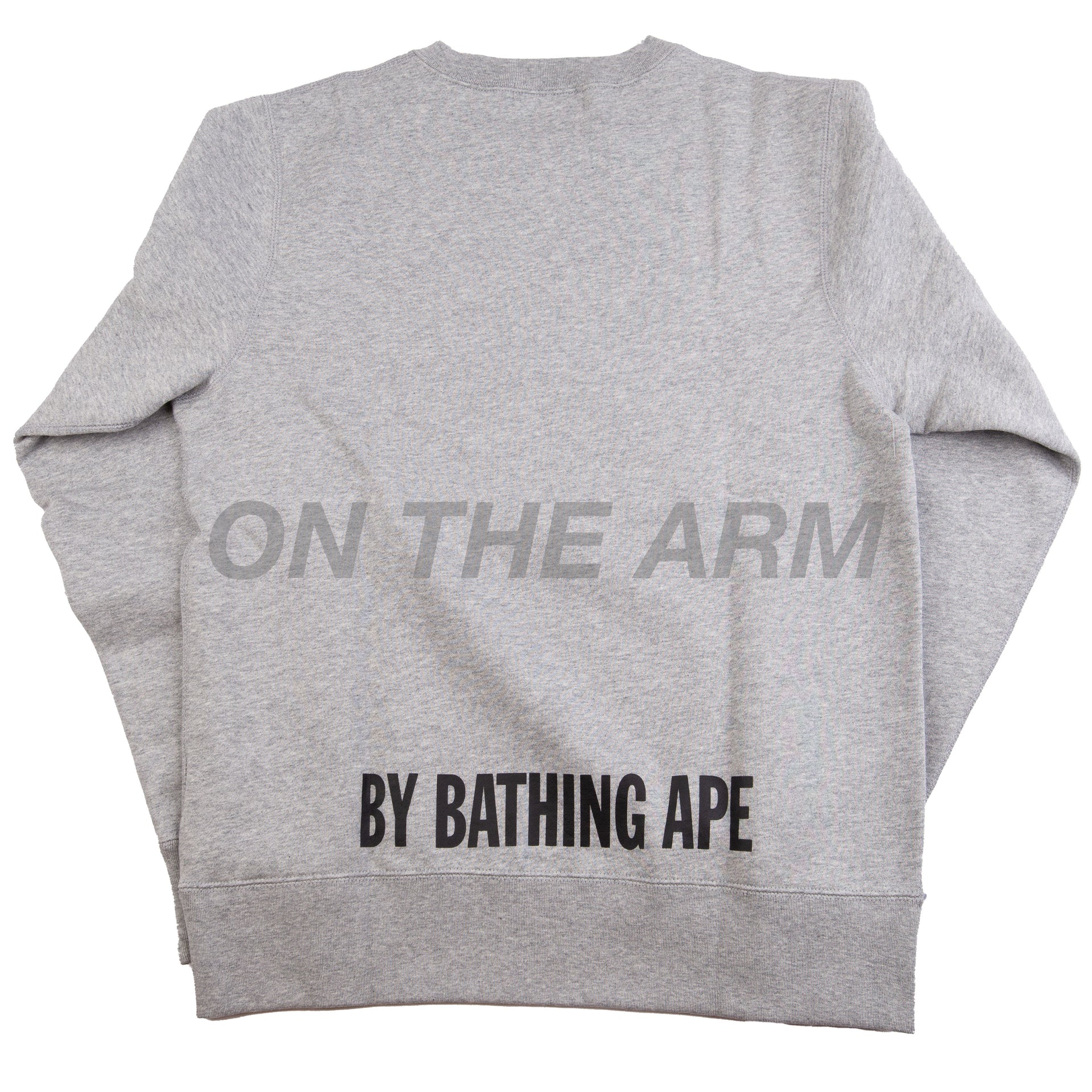 Bape Grey Ape Head Crew