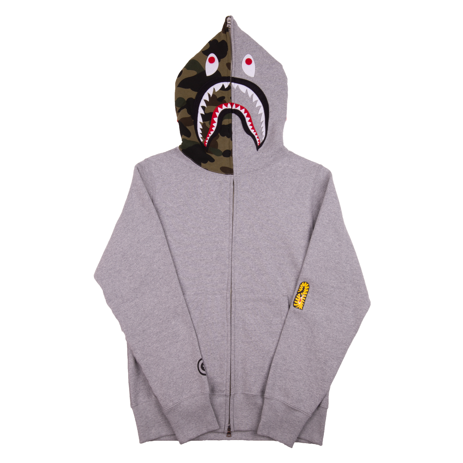 Bape Grey Shark Hoodie