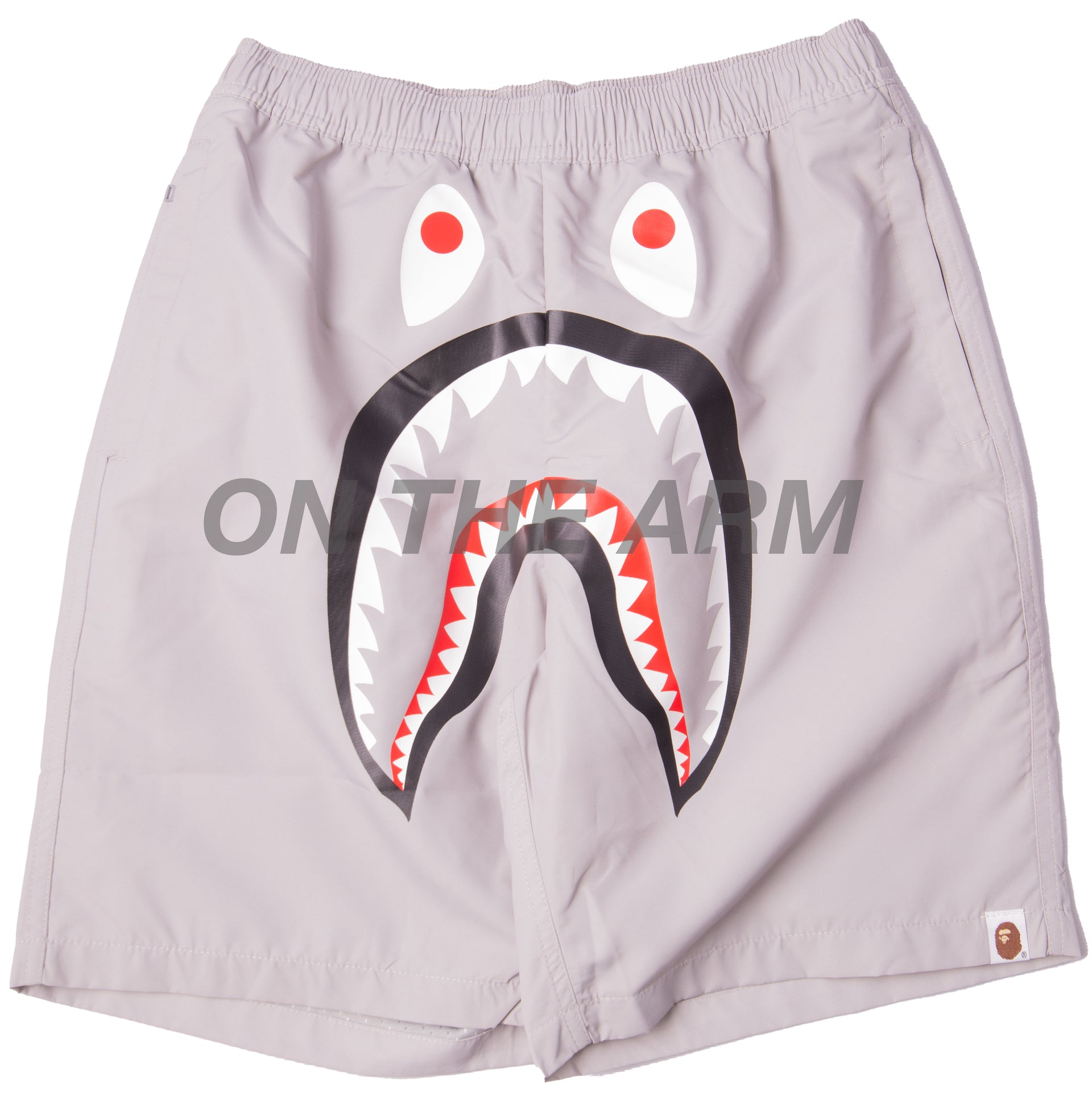 Bape Grey Shark Beach Shorts