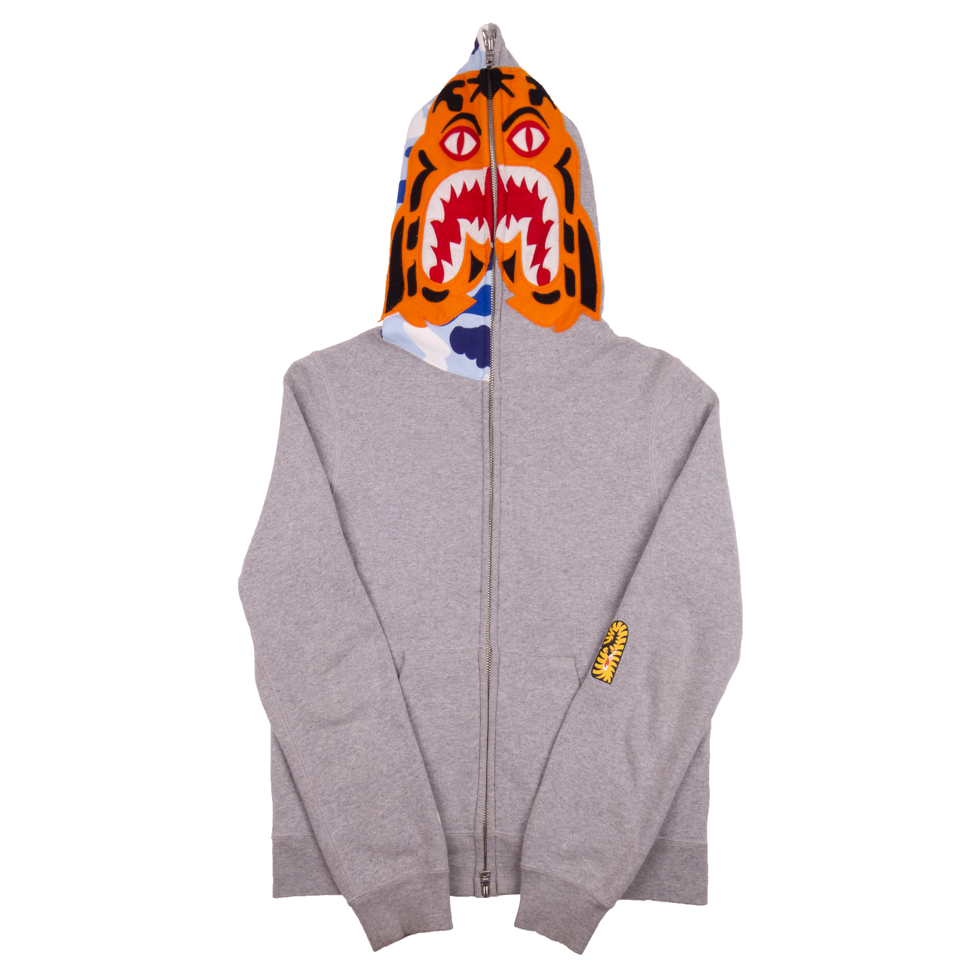 Bape Grey Tiger Hoodie