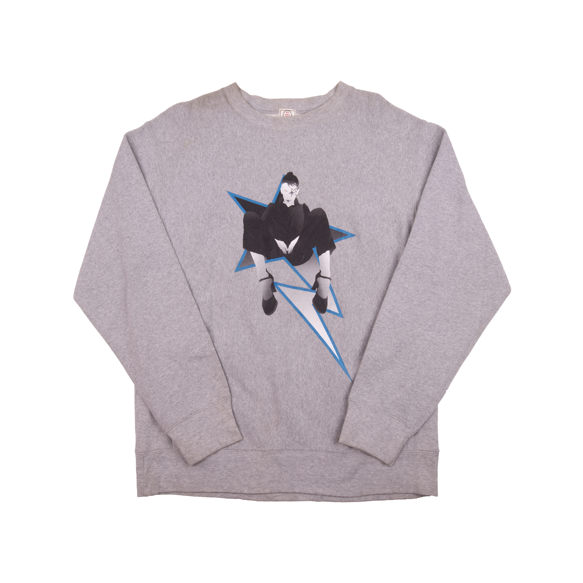 Bape Grey Vintage Crew