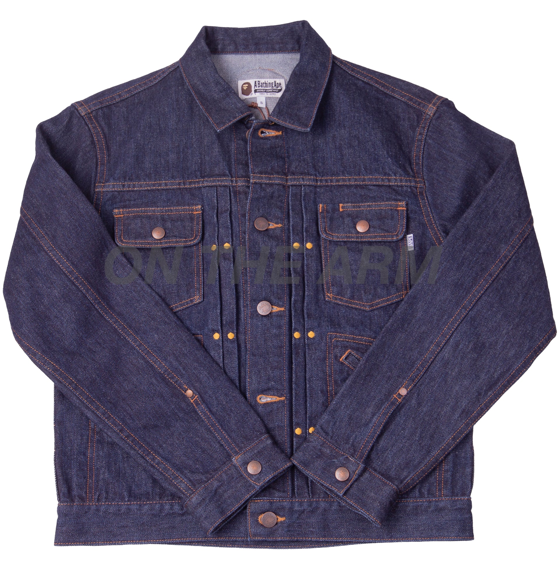 Bape Indigo Champion Denim Jacket