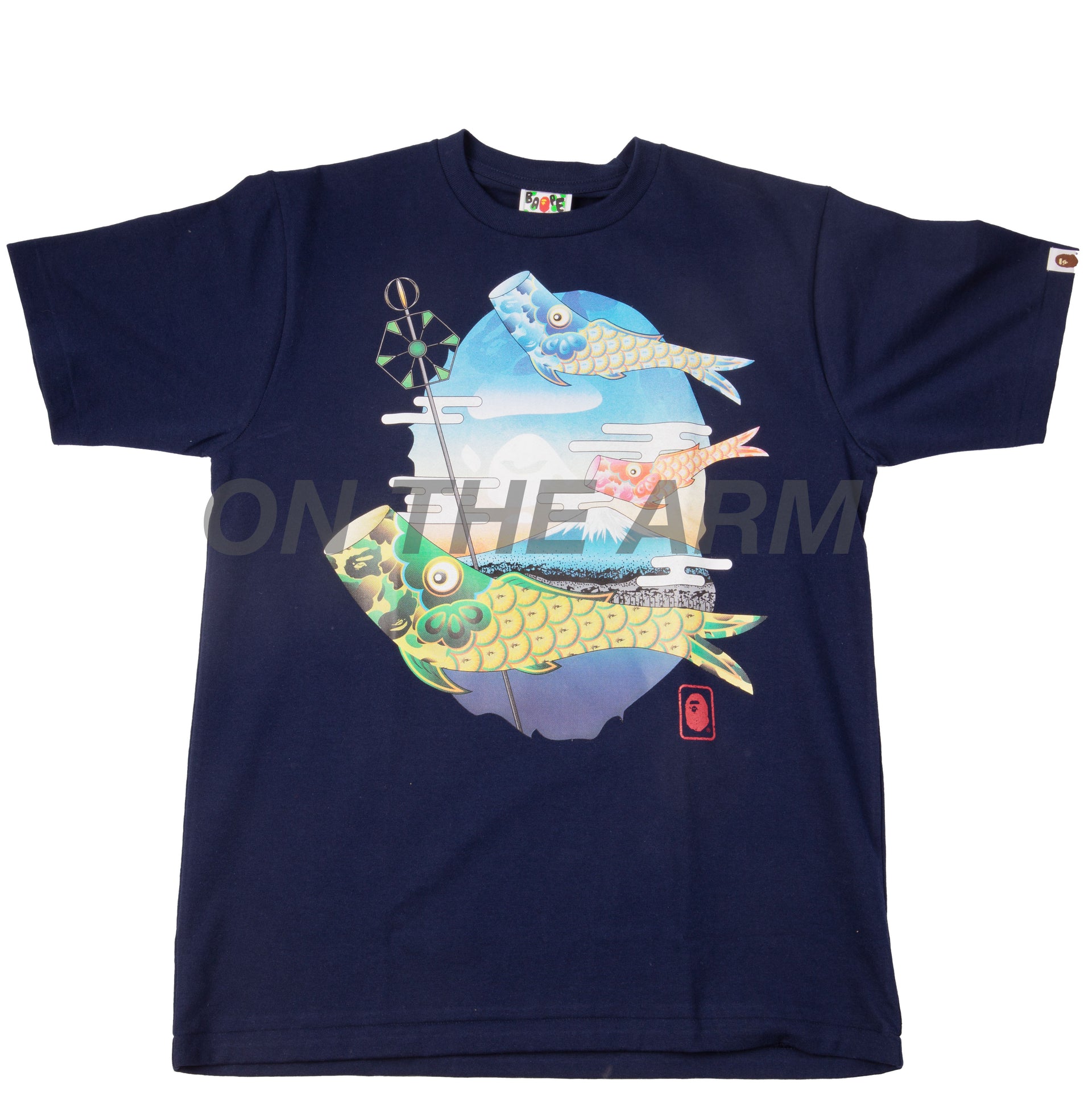 Bape Navy Koinobori Tee