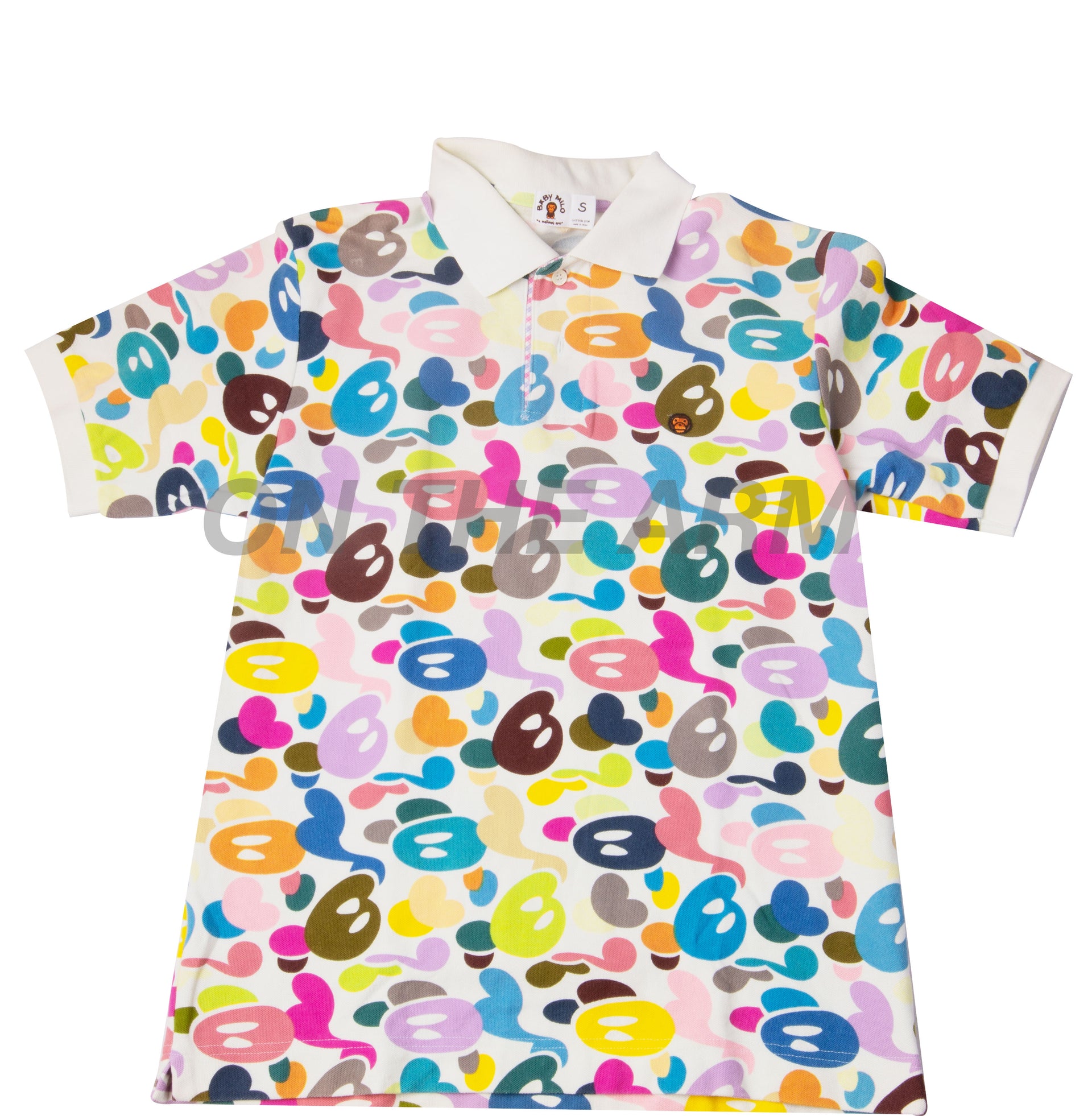 Bape Multi Camo Milo Polo USED