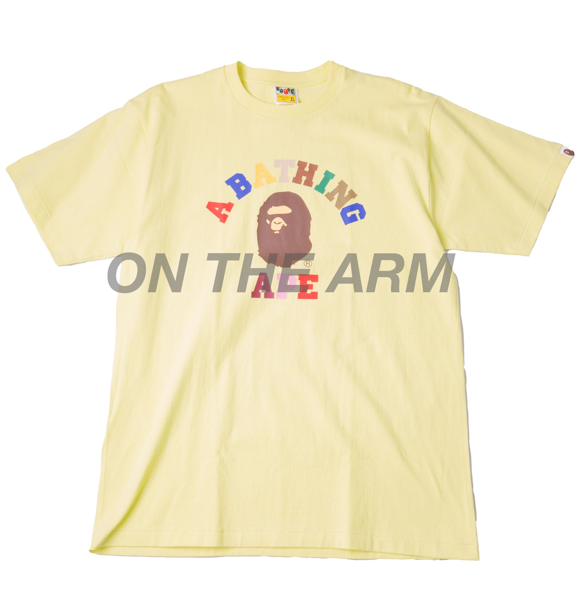 Bape Green Colors College Tee