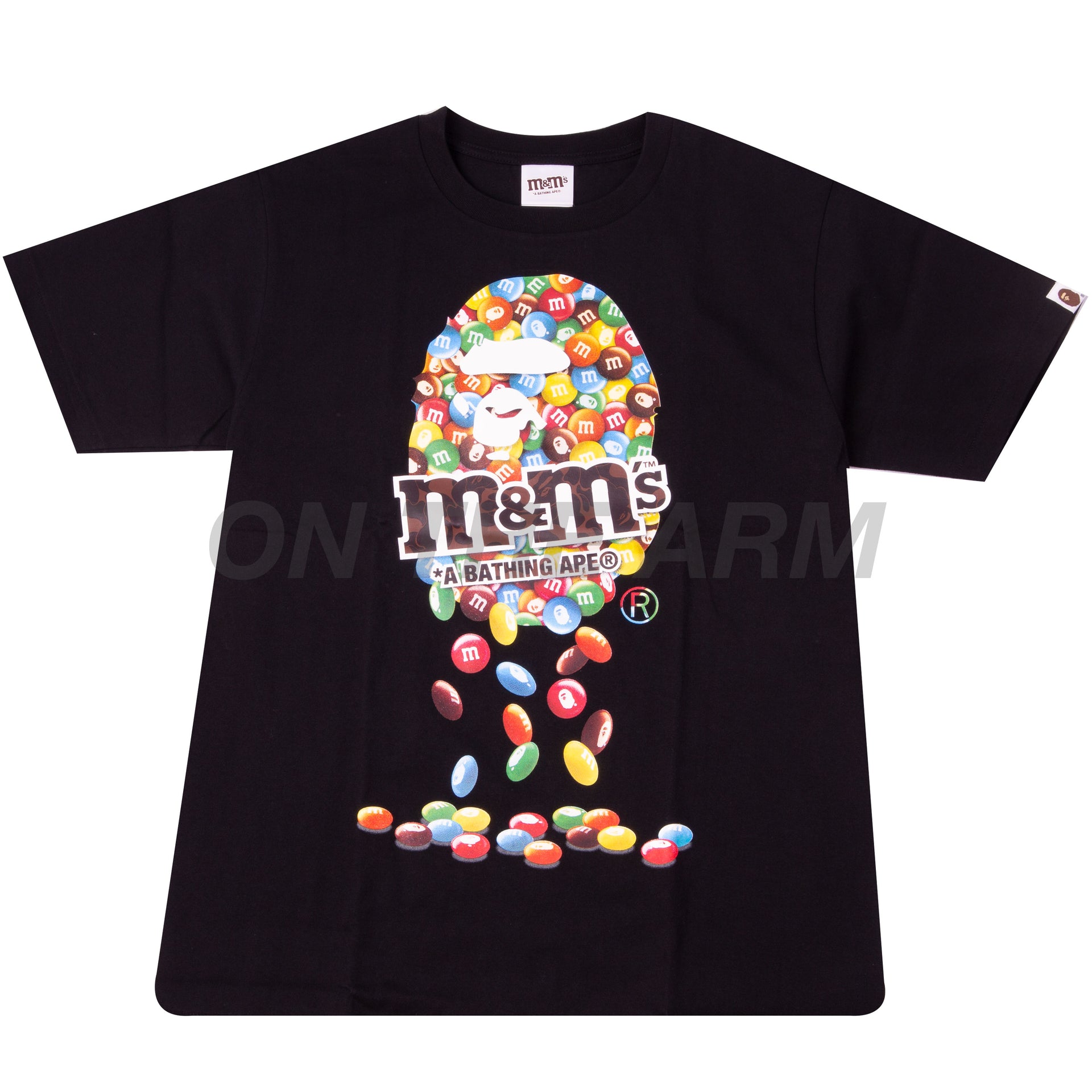 Bape Black M&M Ape Head Tee