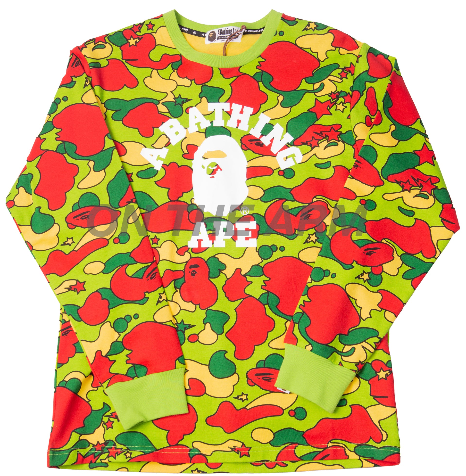 Bape Multi Sta Camo College L/S