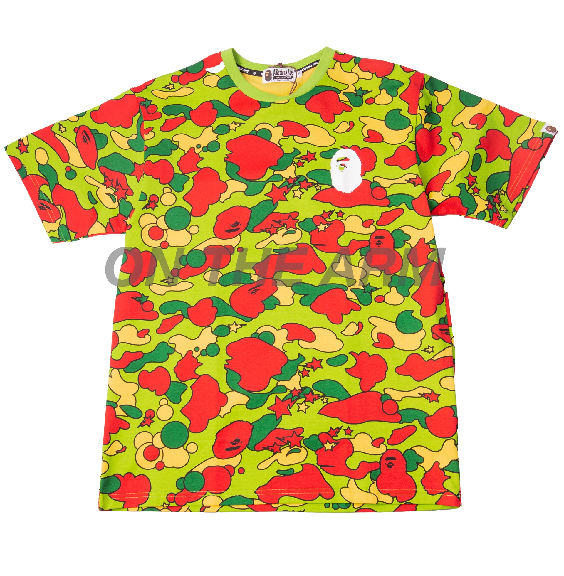 Bape Multi Sta Camo Ape Head Tee