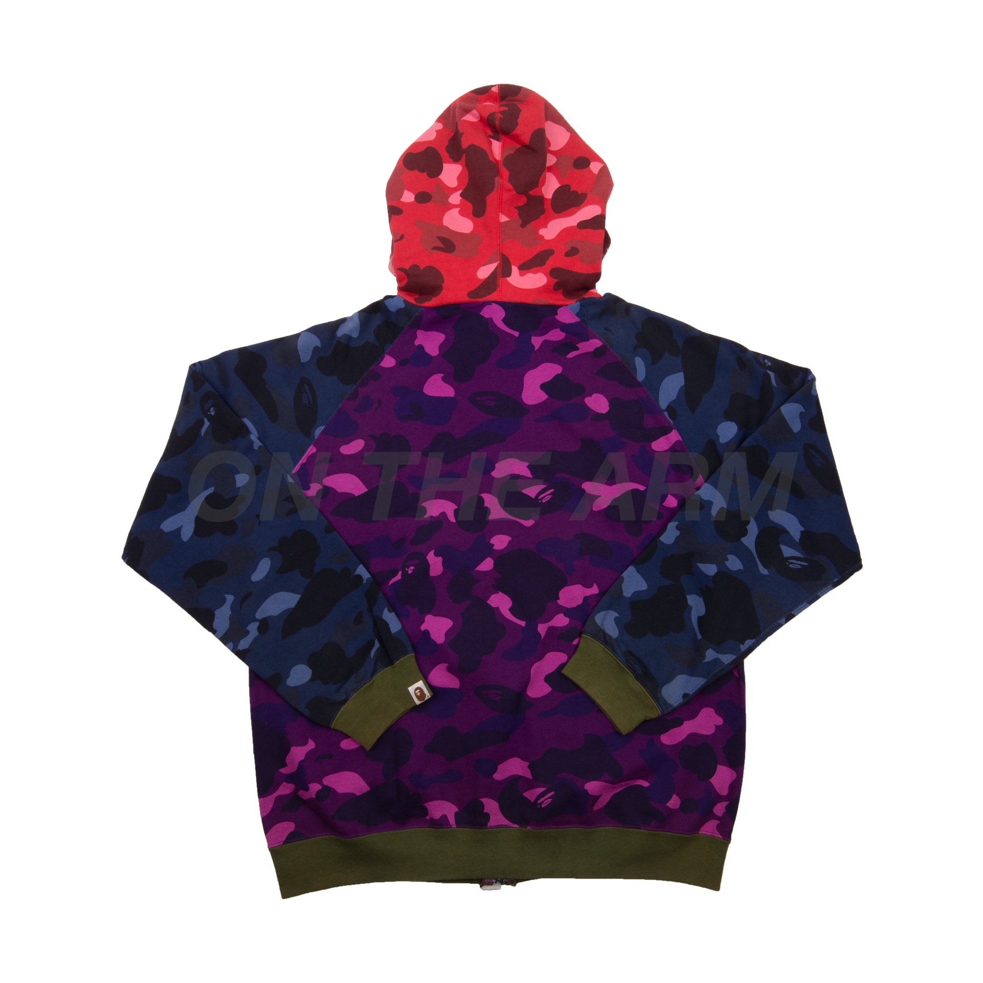Bape Multi-Color Camo Zip