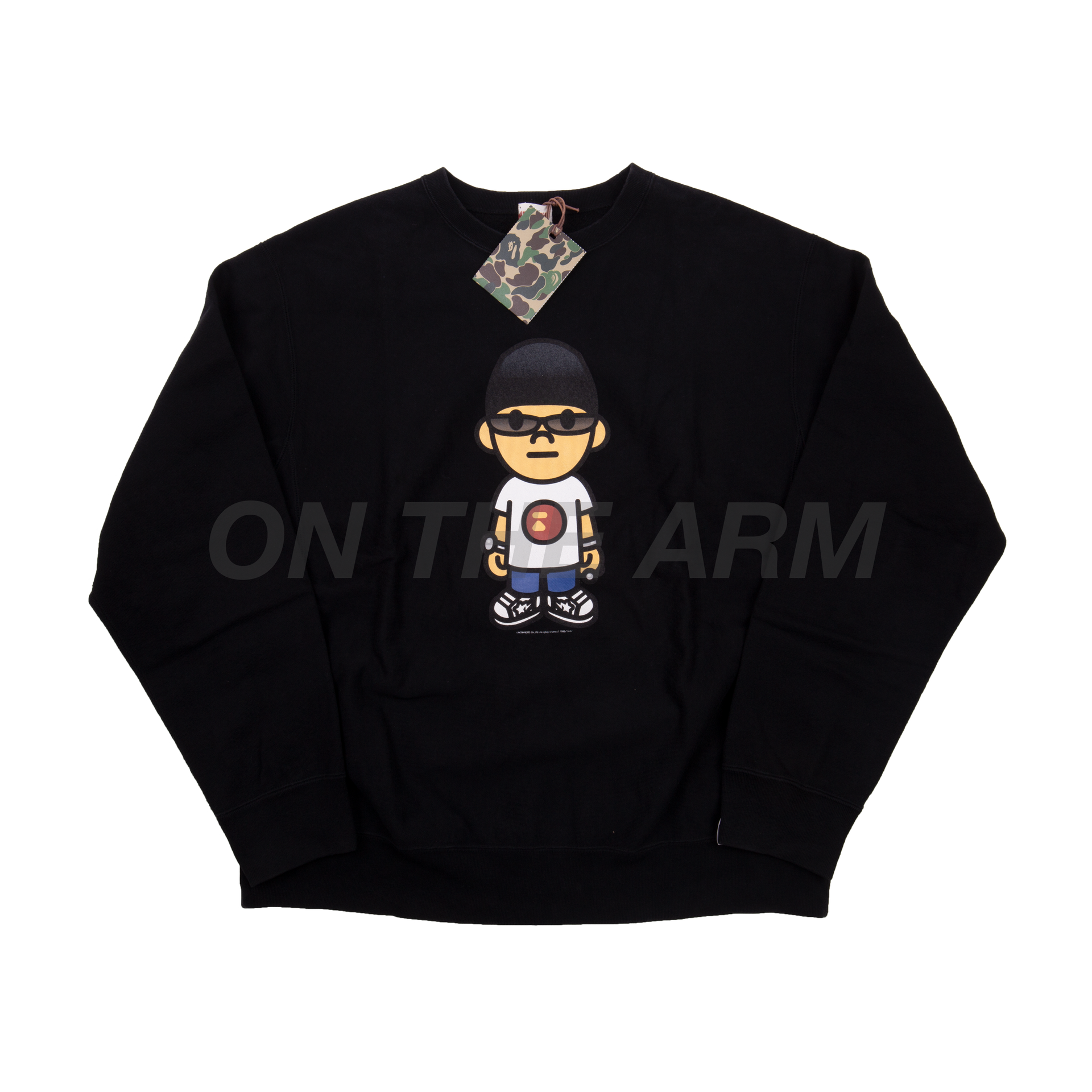 Bape Black Nigo Crew