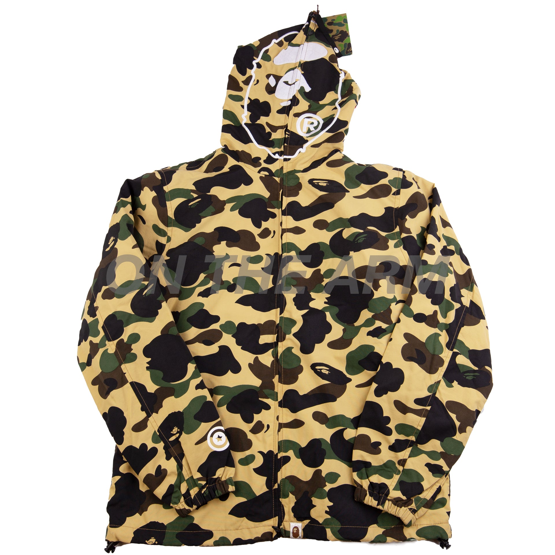 Bape Yellow First Camo Nylon Full Zip
