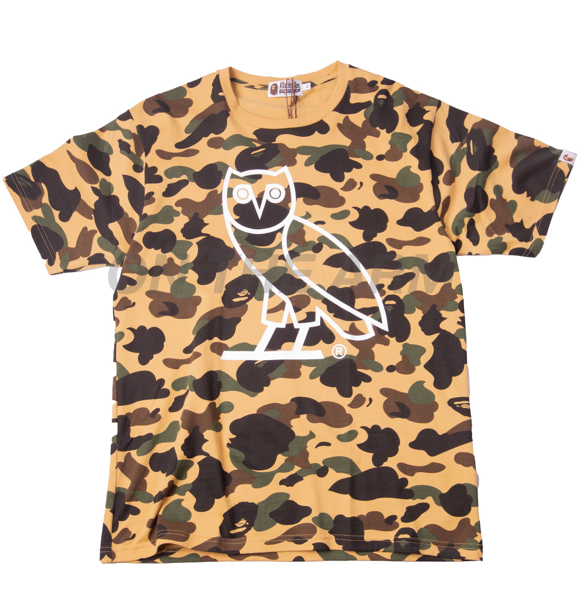 Bape Yellow OVO 1st Camo Tee