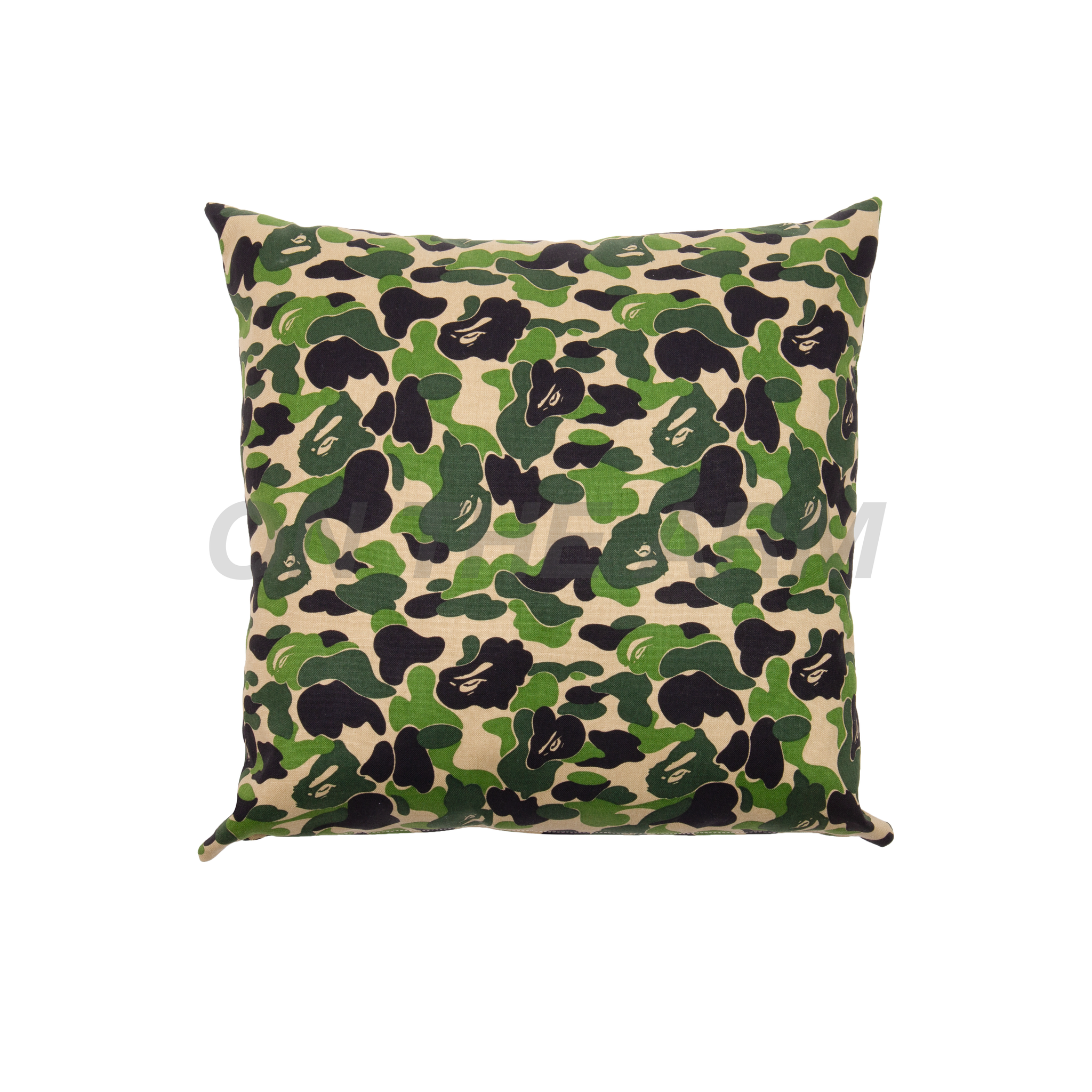 Bape Green Camo Pillow