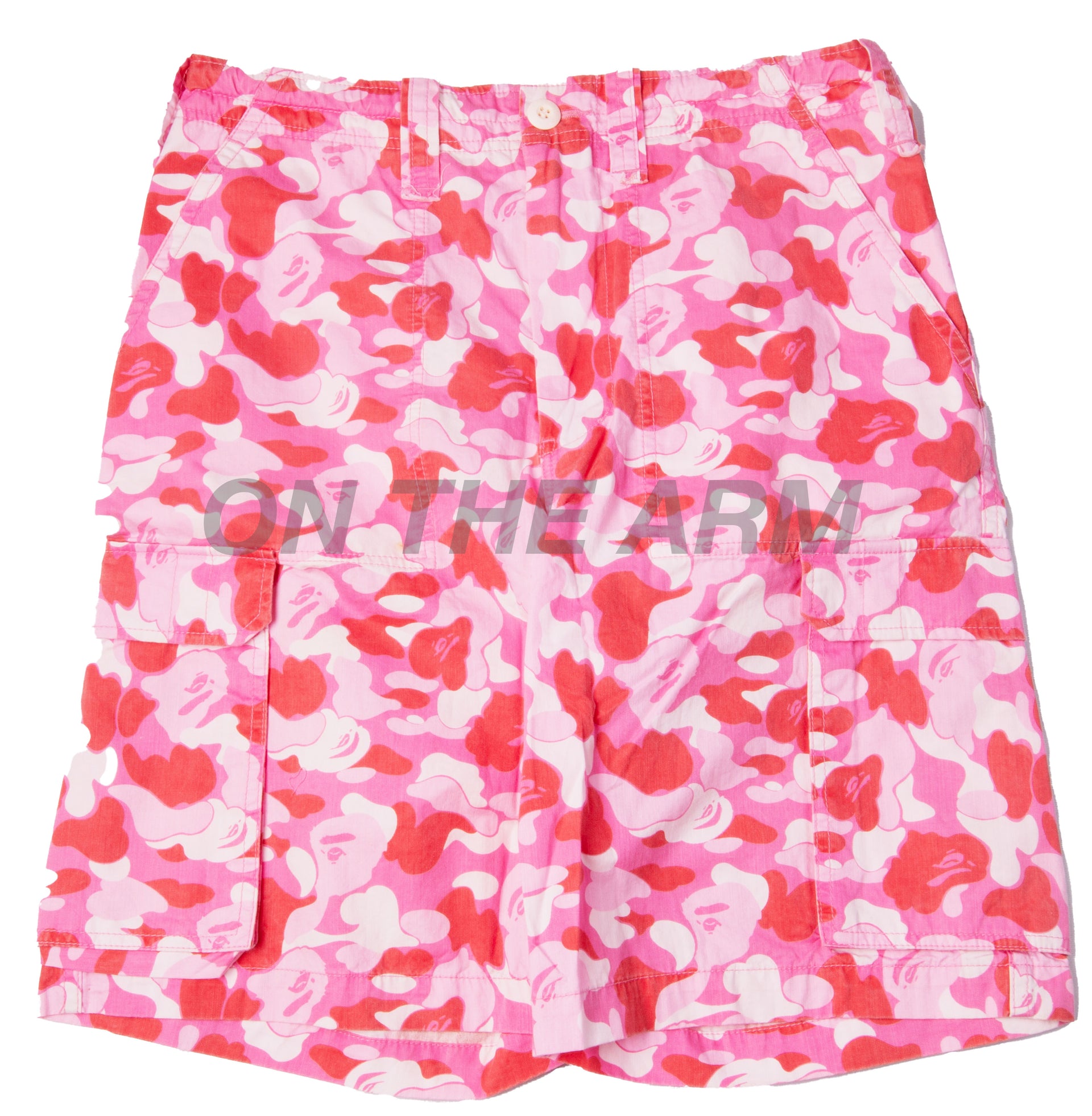 Bape Pink Camo Shorts USED